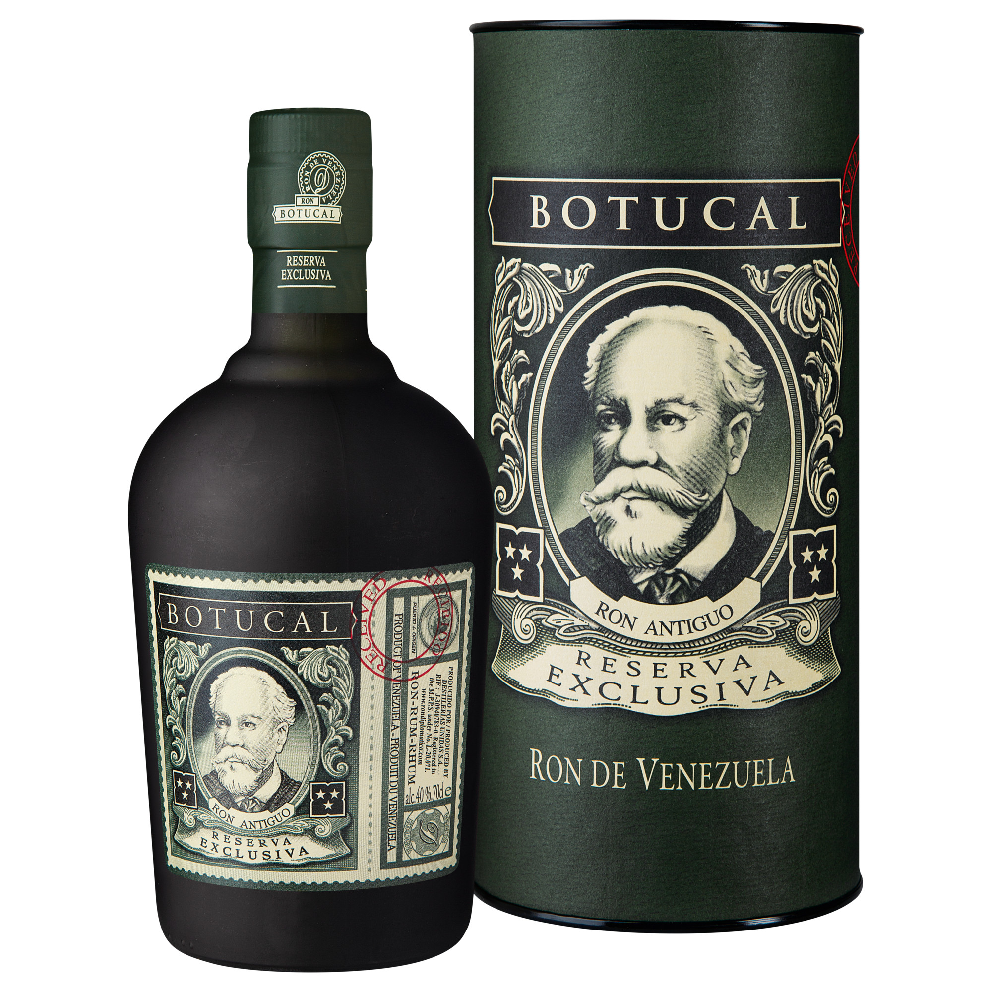 Botucal Rum Reserva Exclusiva, Venezuela, 0,7 L, 40% Vol.,mit Geschenkverpackung, Spirituosen
