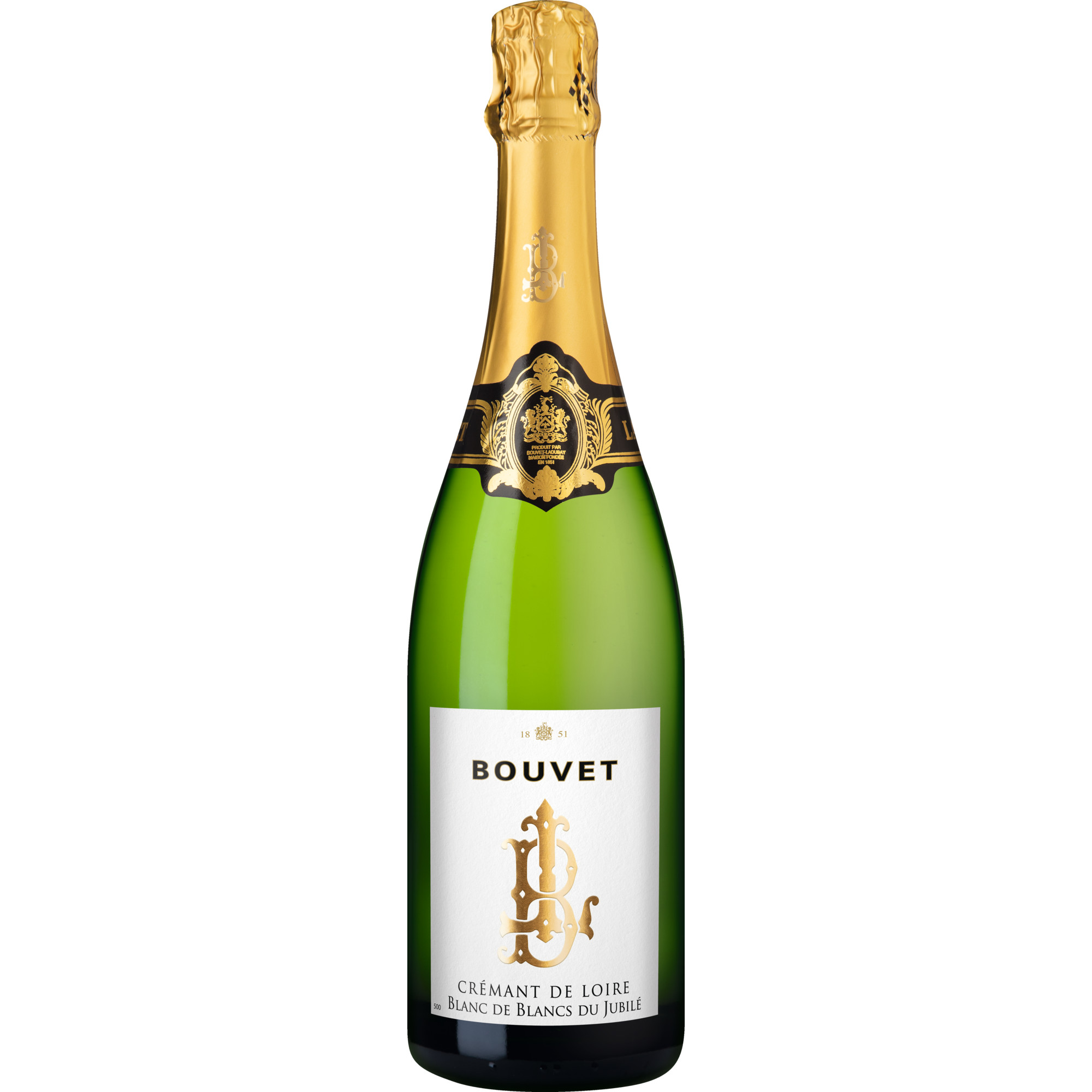 Bouvet Blanc de Blancs du Jubilé, Brut, Crémant de Loire AOP, Loire, Schaumwein