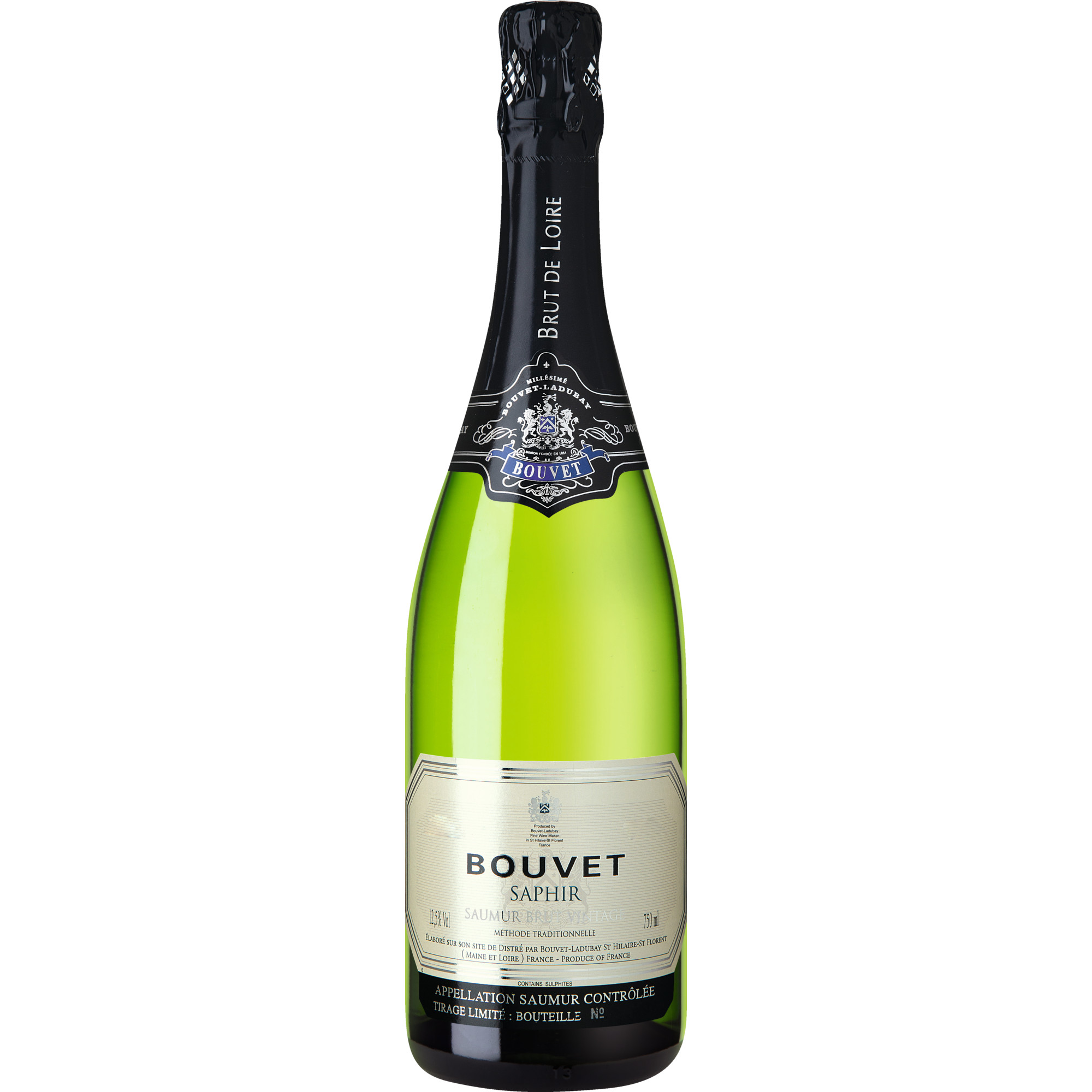 Bouvet Saphir, Brut, Saumur AC, Loire, 2023, Schaumwein