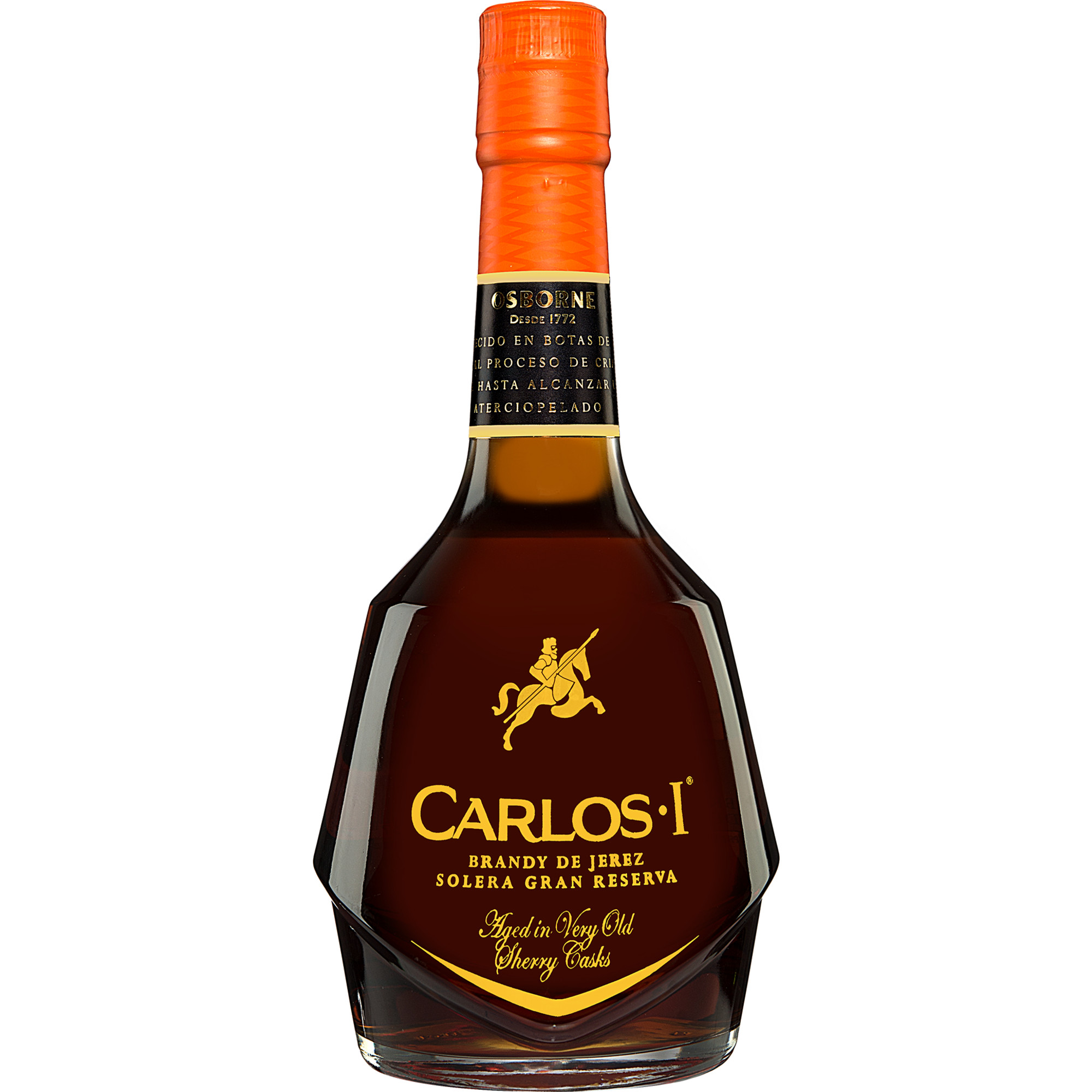 Brandy »Carlos I« Solera Gran Reserva - 0,7 L. 0.7L 40% Vol. Brandy aus Spanien