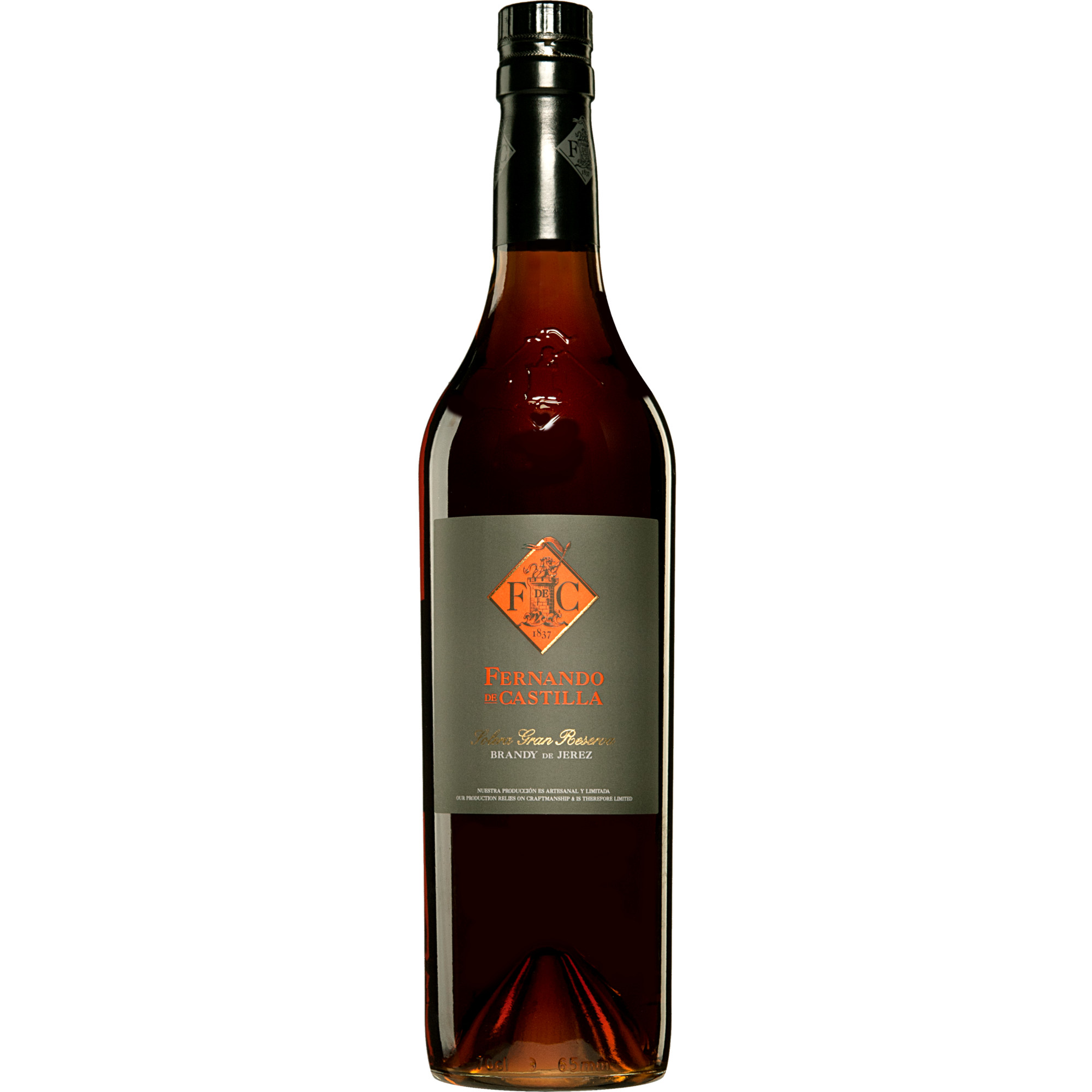 Brandy Fernando de Castilla Solera Gran Reserva - 0,7 L. 0.7L 38% Vol. Brandy aus Spanien