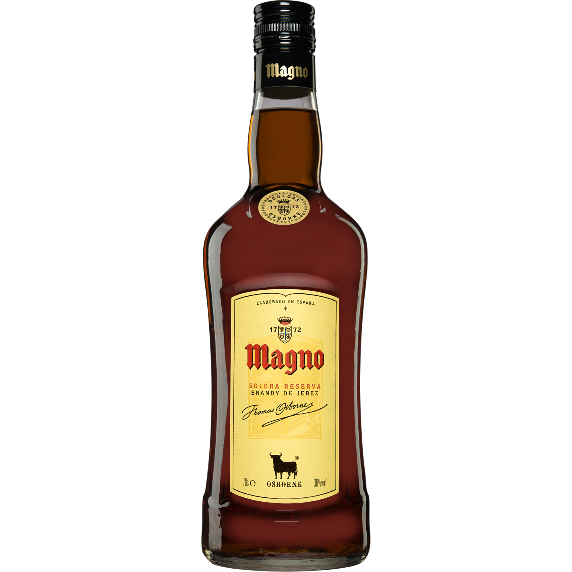 Brandy Osborne »Magno« Solera Reserva - 0,7 L. 0.7L 36% Vol. Brandy aus Spanien