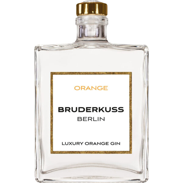 Bruderkuss Gin Luxury Orange, 41,5% Vol, 0,5L, Pfalz, Spirituosen