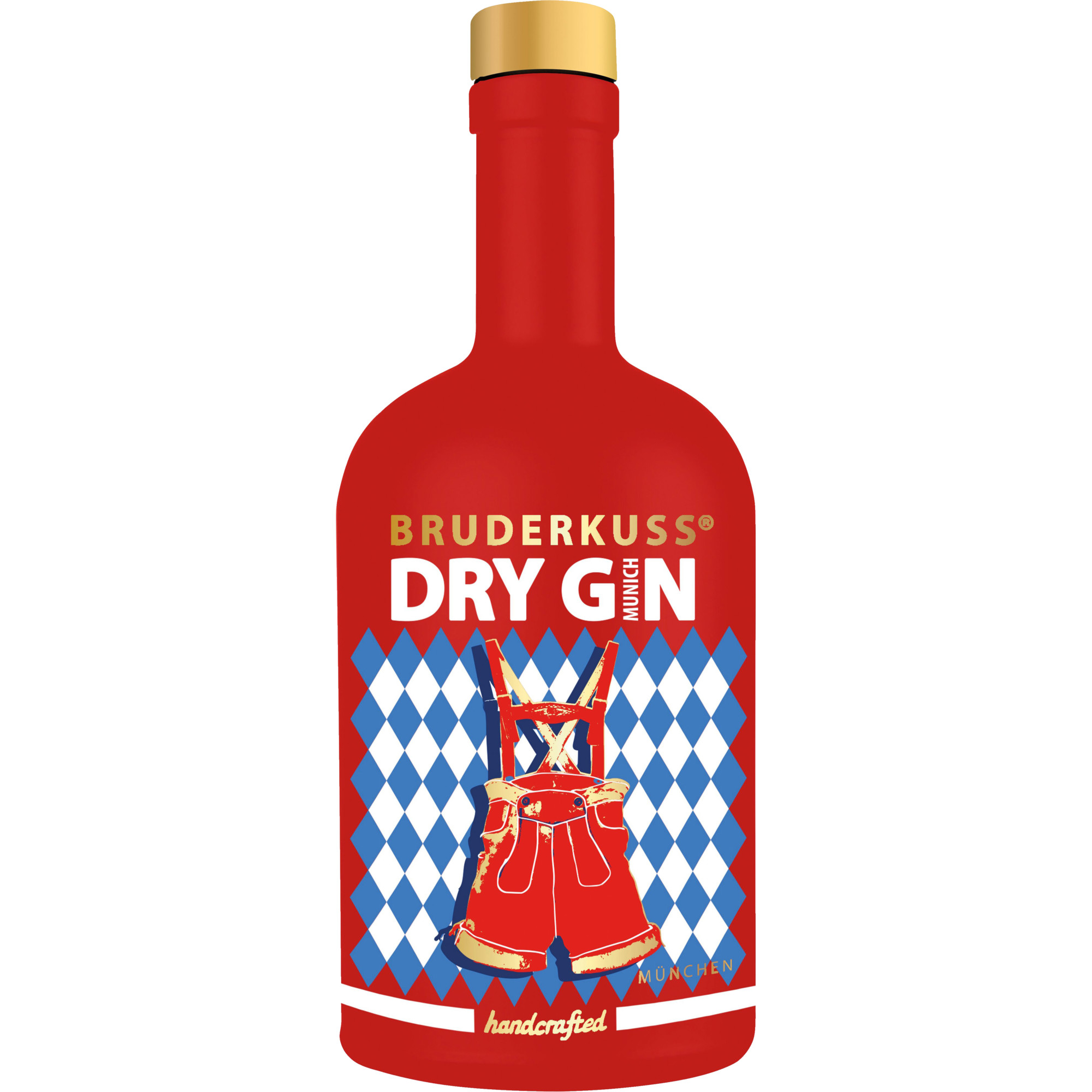 Bruderkuss Gin Munich Ediition, 46% Vol, 0,5L, Pfalz, Spirituosen