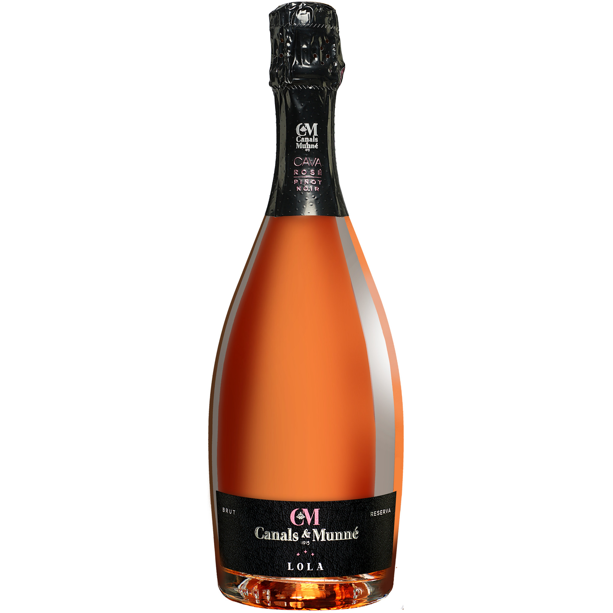Canals & Munné Cava »Lola« Rosé Pinot Noir Reserva Brut 2023 0.75L 12% Vol. Trocken aus Spanien