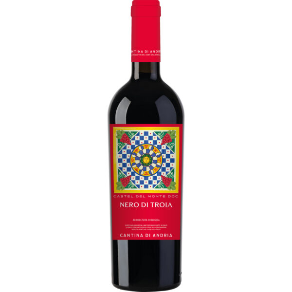 Cantina di Andria Nero di Troia Bio, Castel del Monte DOC, Apulien, 2021, Rotwein