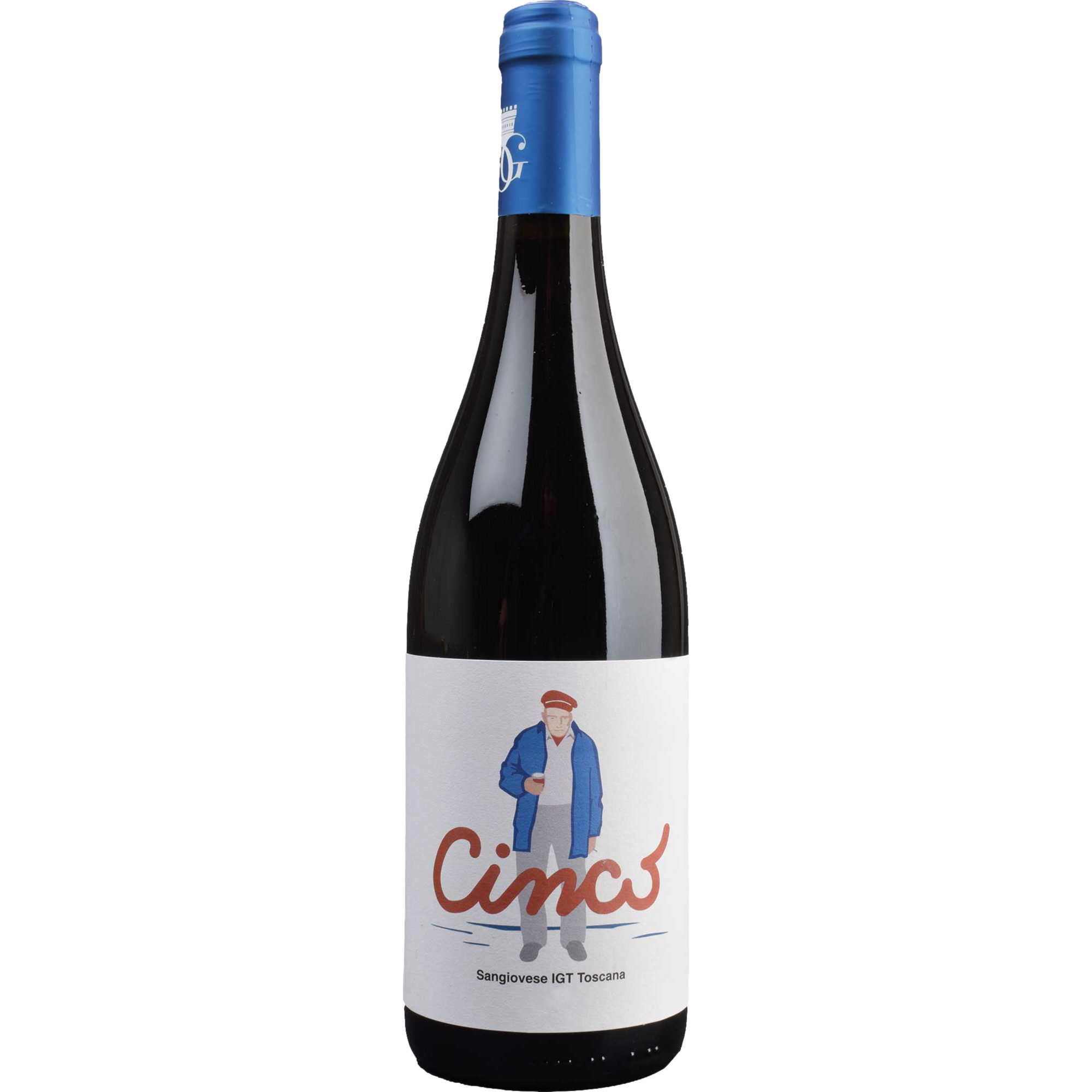 Cantina Gentili Cinco Sangiovese, Toscana IGT, Toskana, 2024, Rotwein