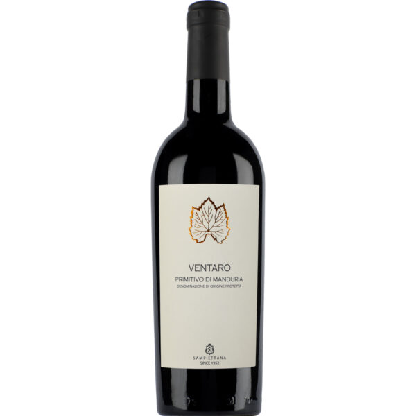 Cantina Sampietrana Ventaro Primitivo di Manduria, Primitivo di Manduria DOC, Apulien, 2022, Rotwein