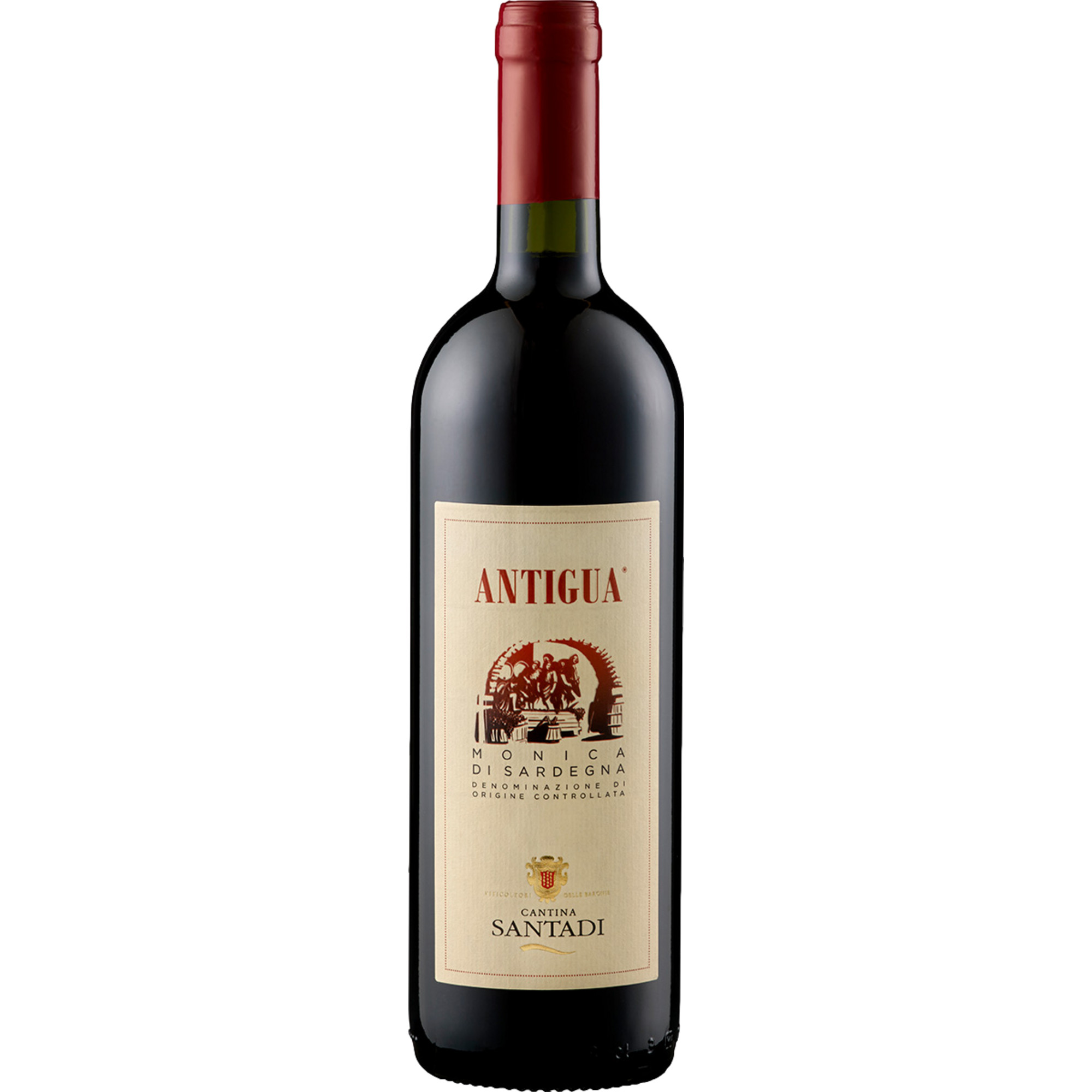 Cantina Santadi Antigua, Monica di Sardegna DOC, Sardinien, 2024, Rotwein