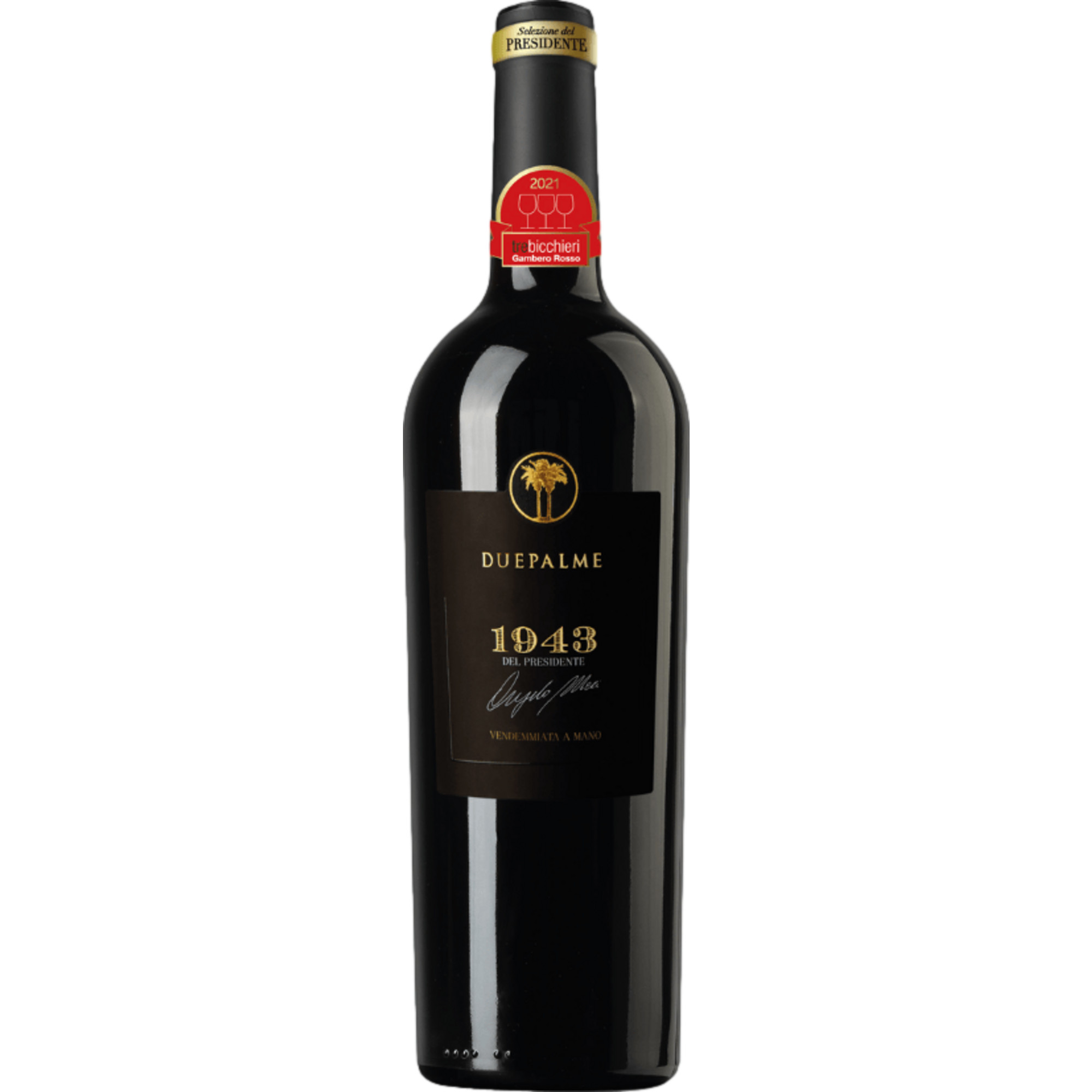 Cantine due Palme 1943 Rosso, Salento IGP, Apulien, 2021, Rotwein