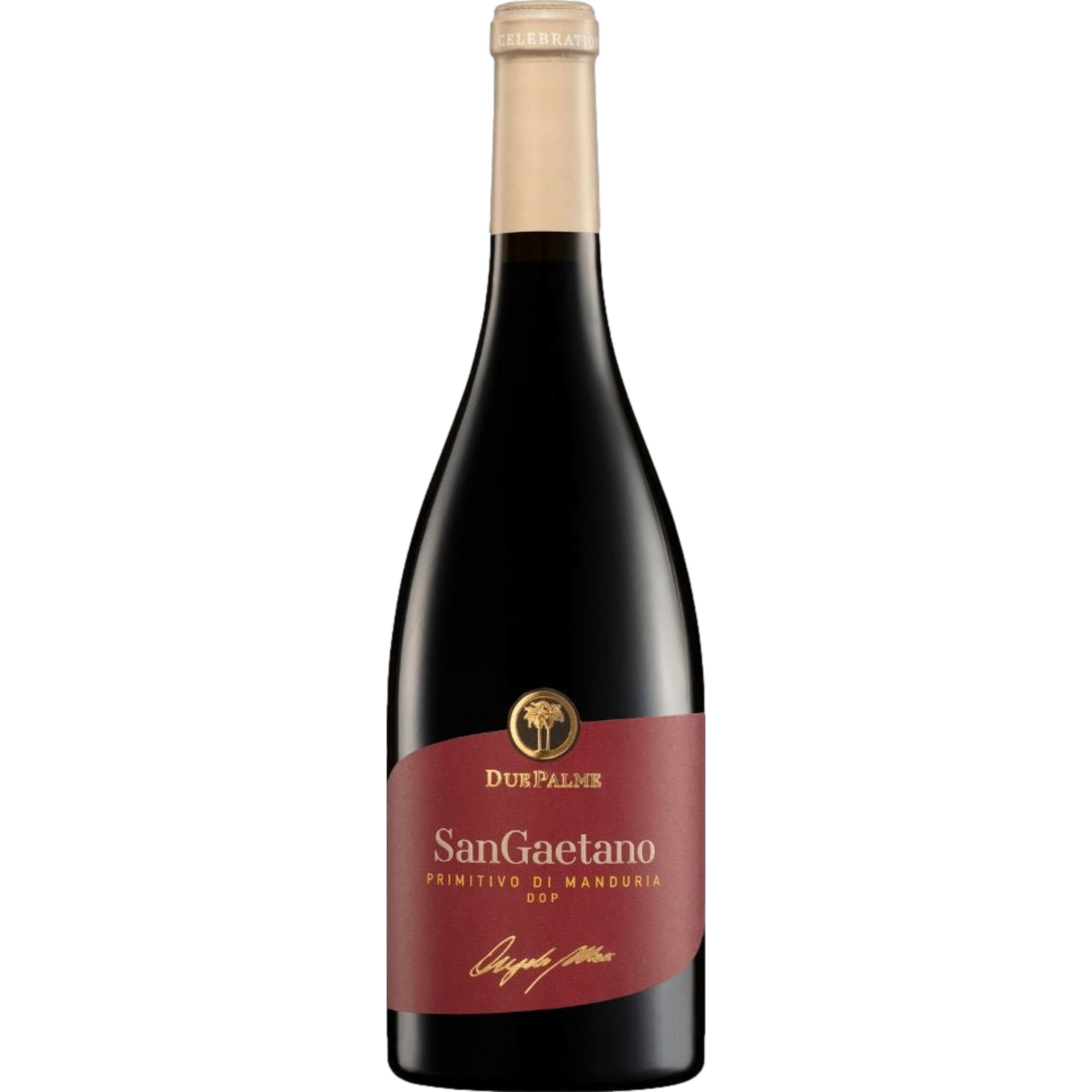 Cantine due Palme Sangaetano Primitivo Riserva, Primitivo di Manduria DOC, Apulien, 2022, Rotwein