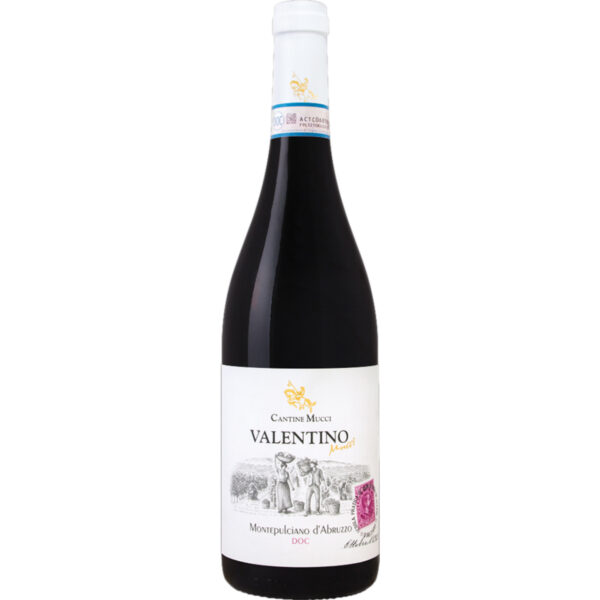 Cantine Mucci Montepulciano d'Abruzzo Valentino, Montepulciano d'Abruzzo DOC, Abruzzen, 2024, Rotwein