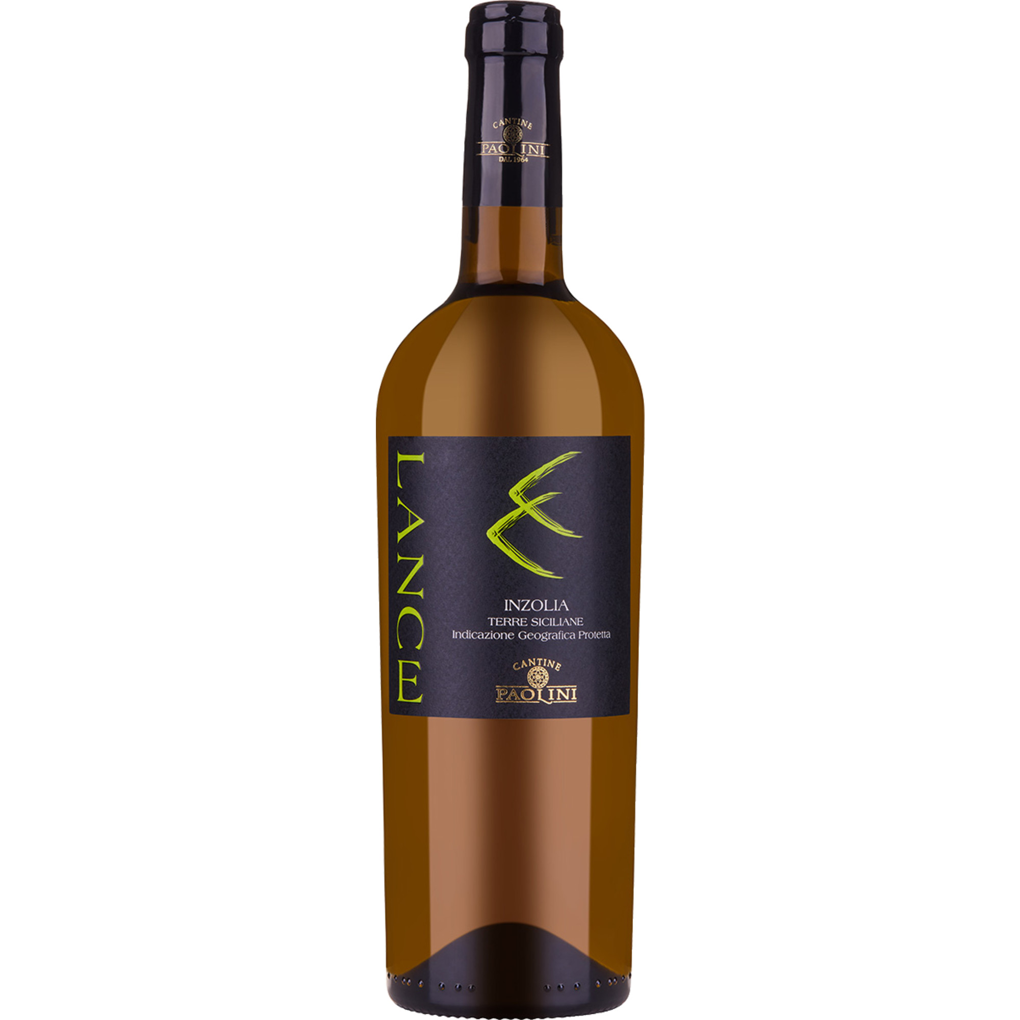 Cantine Paolini Lance Inzolia, Terre Siciliane IGP, Sizilien, 2023, Weißwein