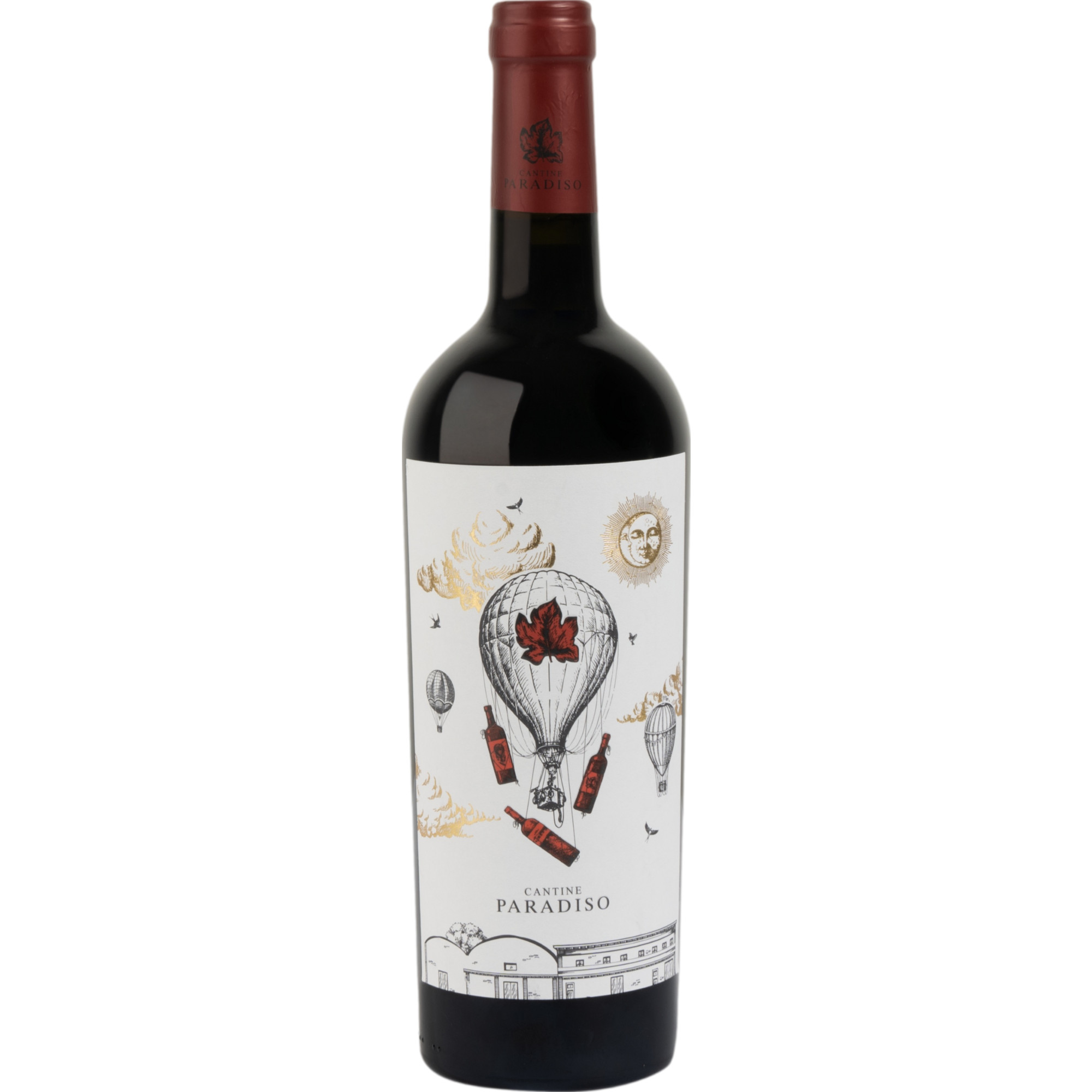 Cantine Paradiso Rosso, Puglia IGP, Apulien, 2022, Rotwein