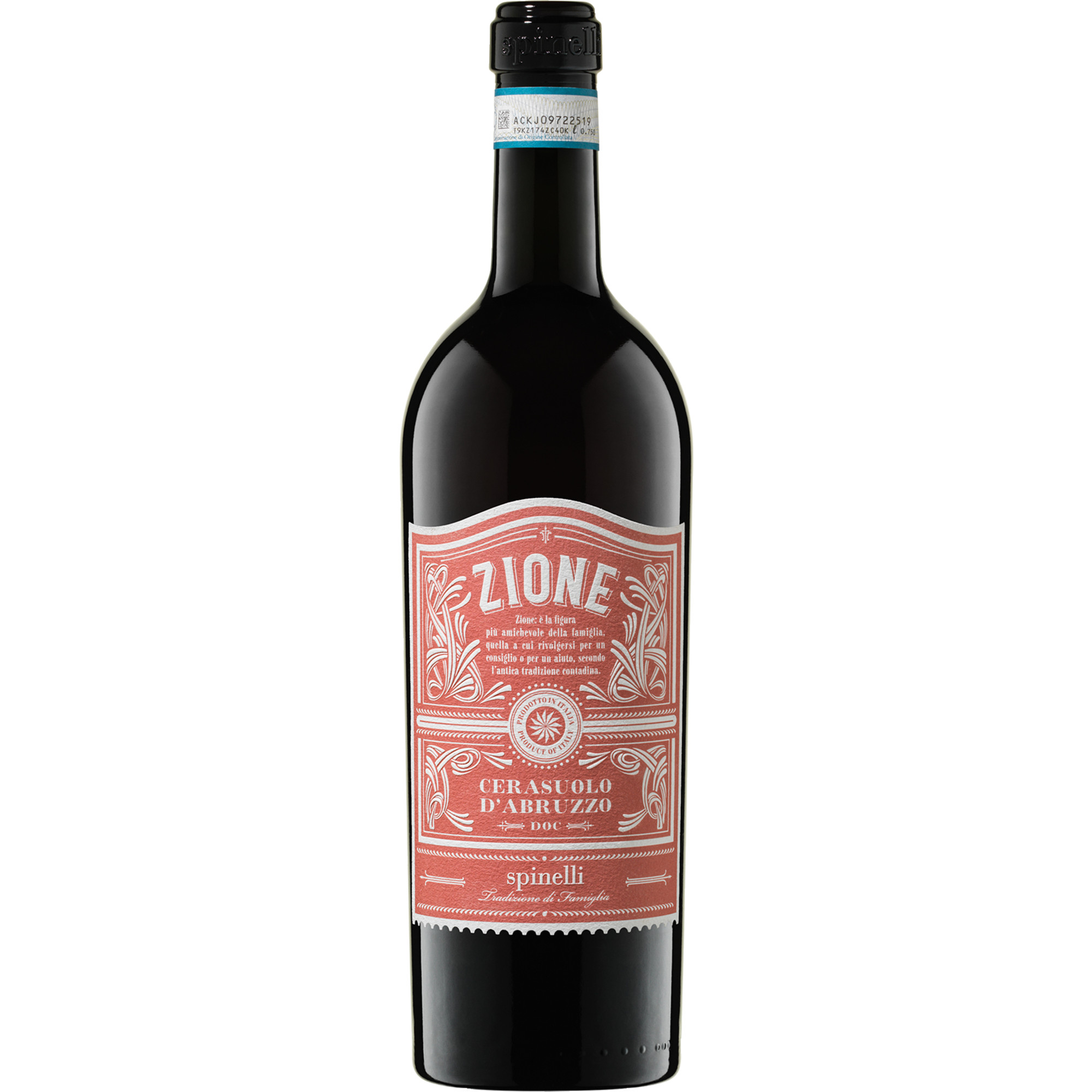 Cantine Spinelli Zione Cerasuolo d'Abruzzo, Cerasuolo d'Abruzzo DOC, Abruzzen, 2023, Rotwein