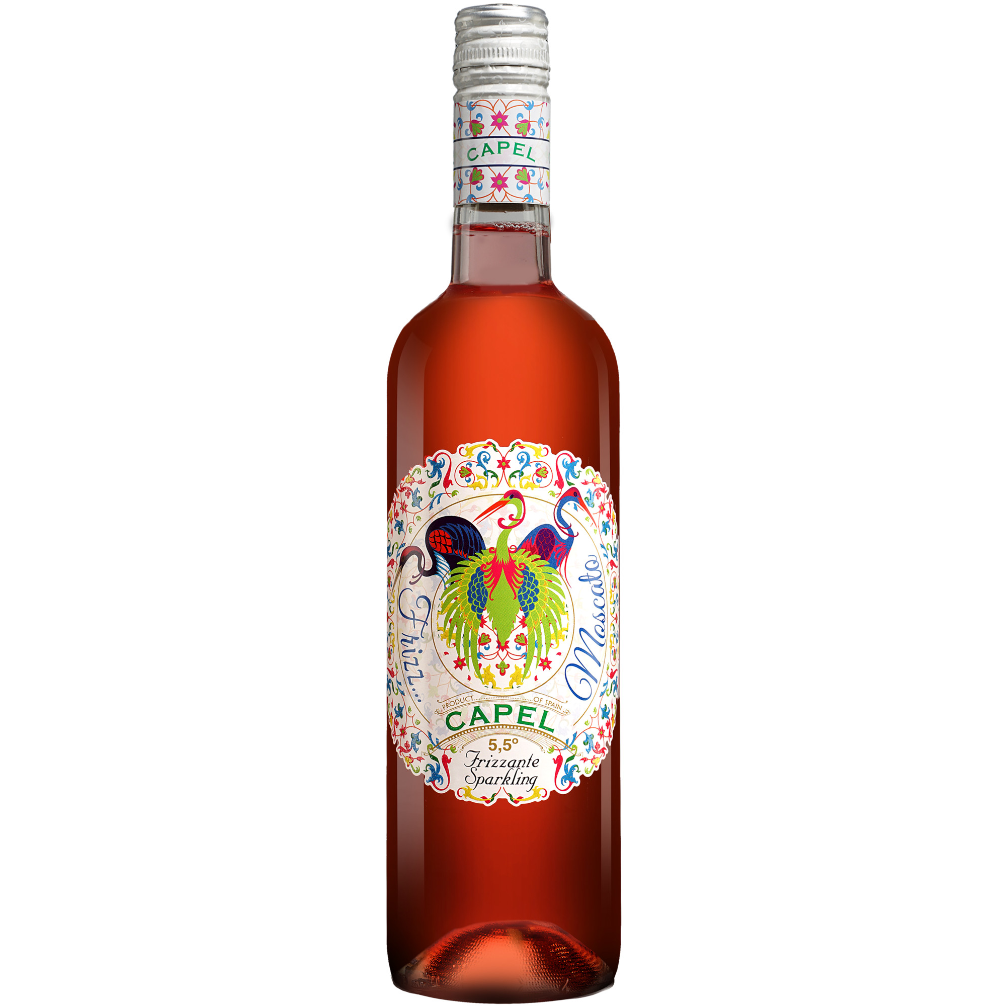Capel Moscato Frizzante Rosé 0.75L 5.5% Vol. Lieblich aus Spanien