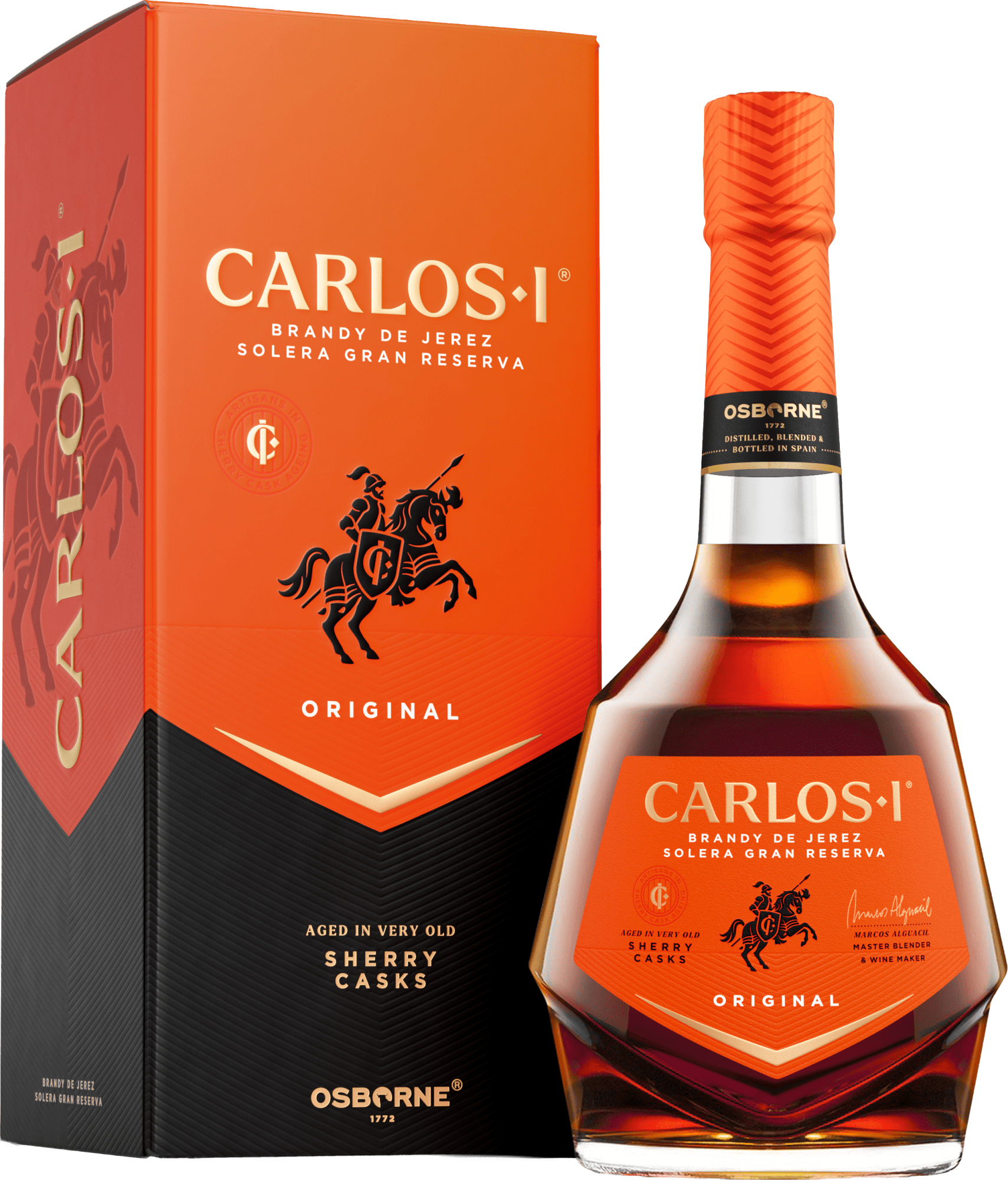 Carlos I Brandy de Jerez Solera Gran Reserva
