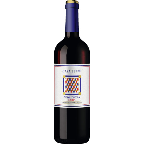 Casa Beppe Nero d'Avola, Sicilia DOC, Sizilien, 2022, Rotwein