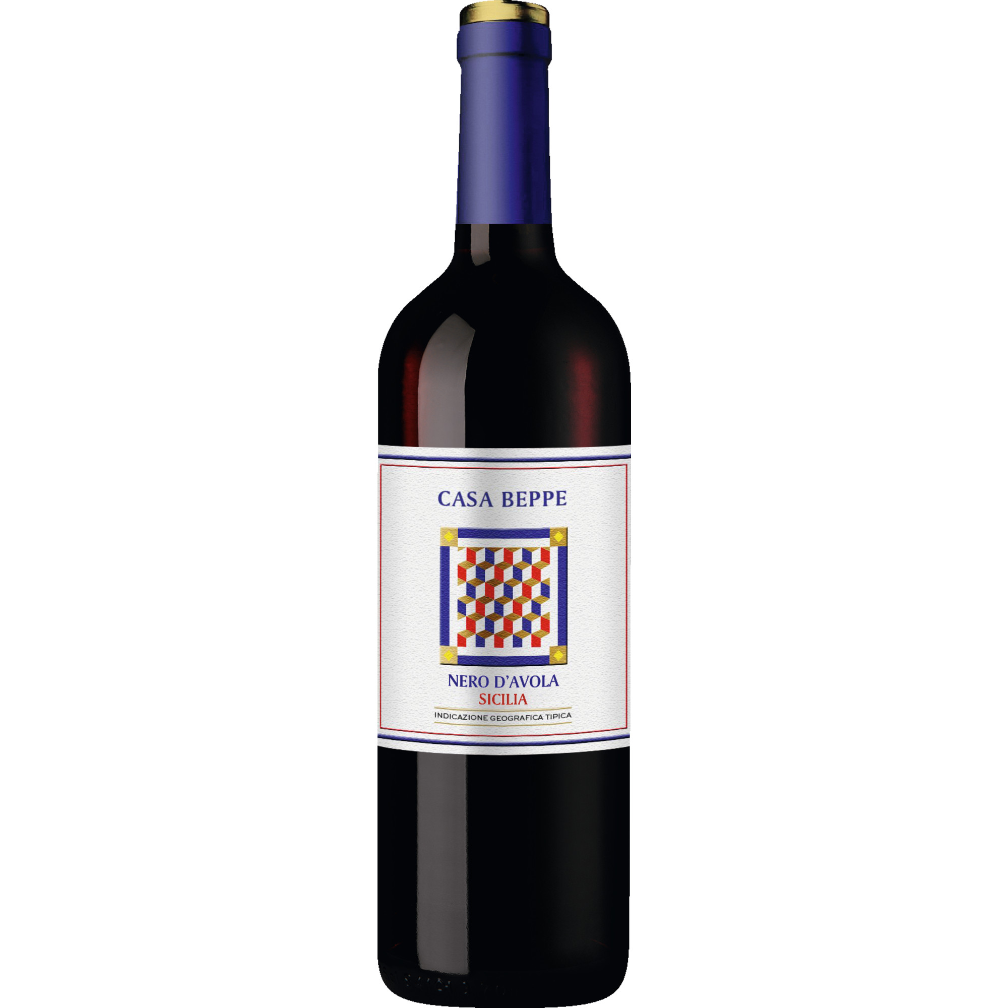 Casa Beppe Nero d'Avola, Sicilia DOC, Sizilien, 2022, Rotwein