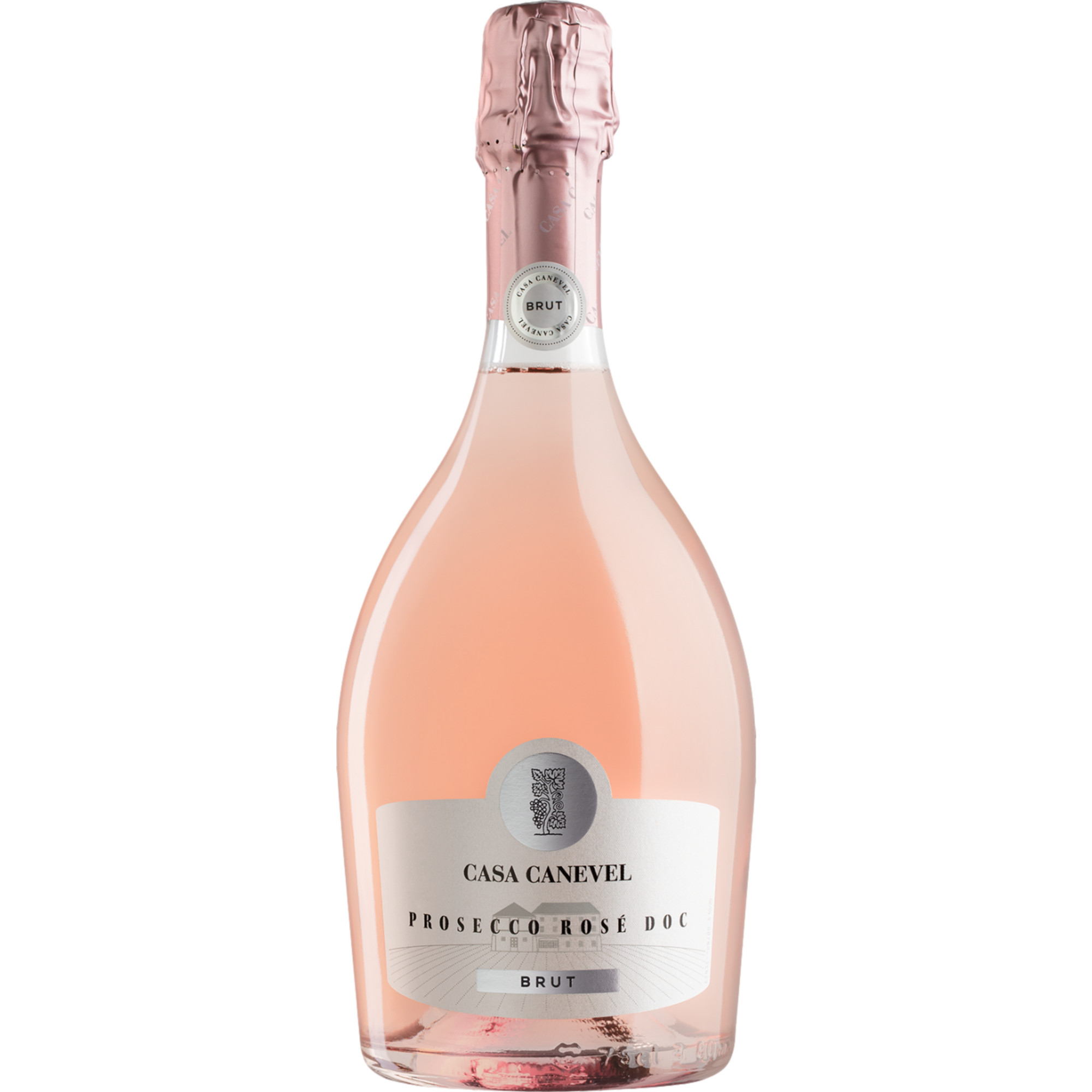 Casa Canevel Prosecco Rosé, Brut, Prosecco DOC, Venetien, 2025, Schaumwein