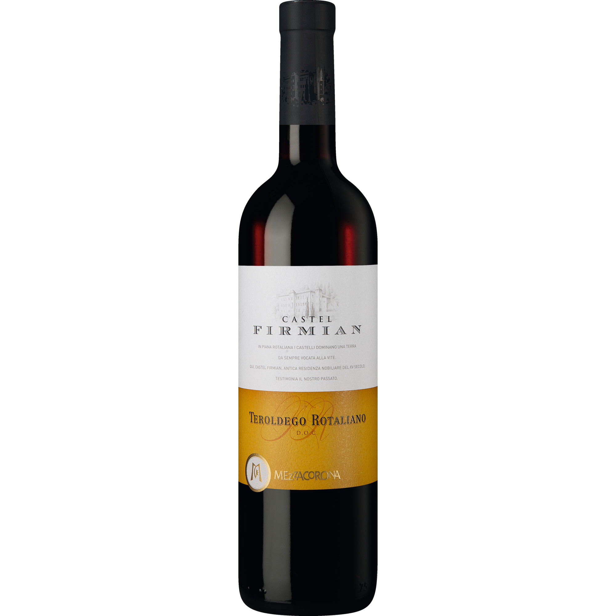 Castel Firmian Teroldego, Teroldego Rotaliano DOC, Trentino, 2023, Rotwein