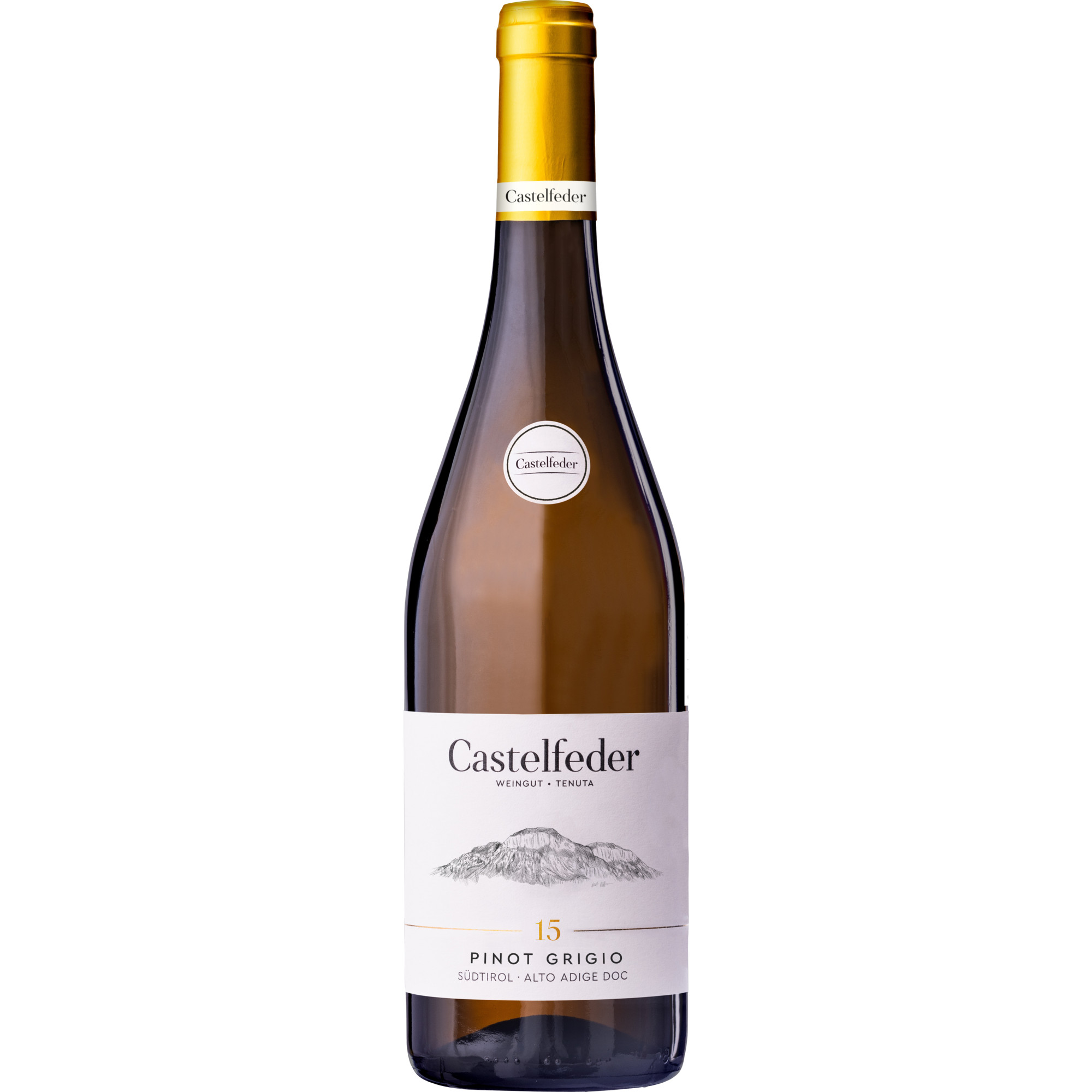 Castelfeder 15 Pinot Grigio, Alto Adige DOC, Südtirol, 2025, Weißwein