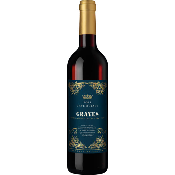 Cave Royale Graves, Graves AOP, Bordeaux, 2021, Rotwein