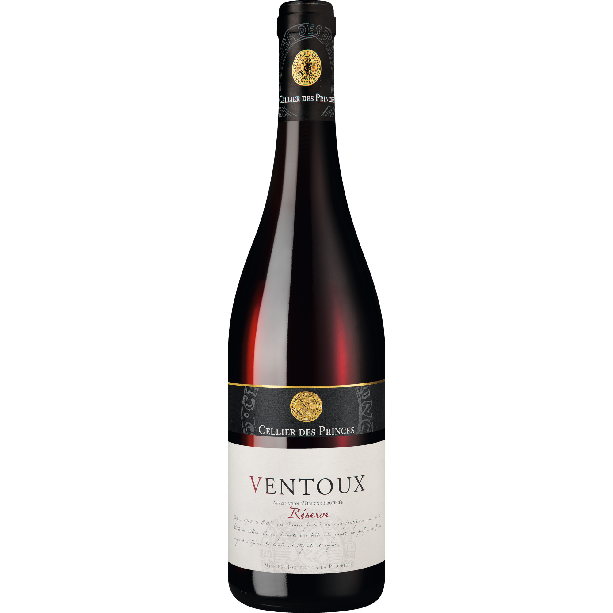 Cellier des Princes Ventoux Réserve, Côtes du Ventoux AOP, Rhône, 2022, Rotwein