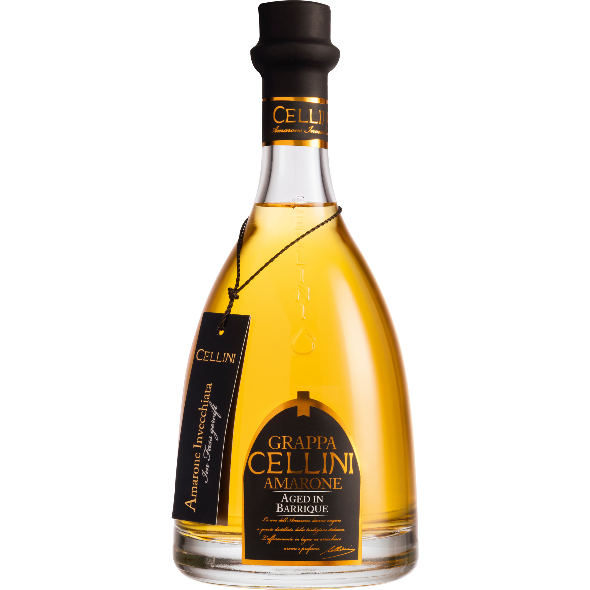 Cellini Grappa Amarone Invecchiata, Italien, 0,5 L, 38% Vol., Venetien, Spirituosen