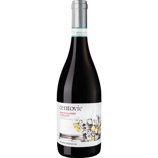 Centovie Montepulciano, Montepulciano d’Abruzzo DOC, Abruzzen, 2019, Rotwein