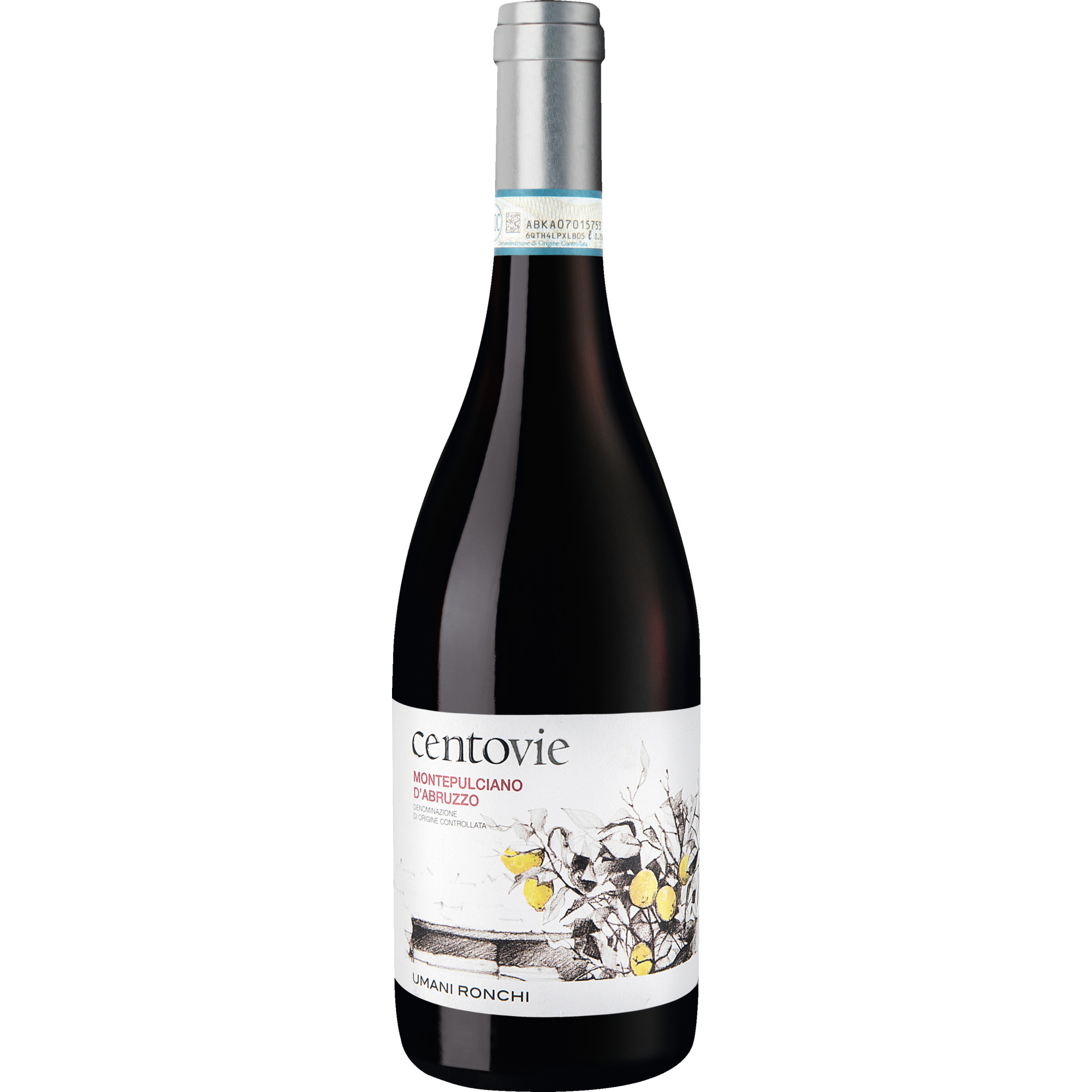 Centovie Montepulciano, Montepulciano d’Abruzzo DOC, Abruzzen, 2019, Rotwein