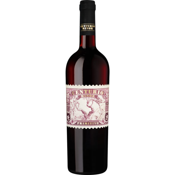 Centurio Minor Primitivo, Puglia IGP, Apulien, 2025, Rotwein