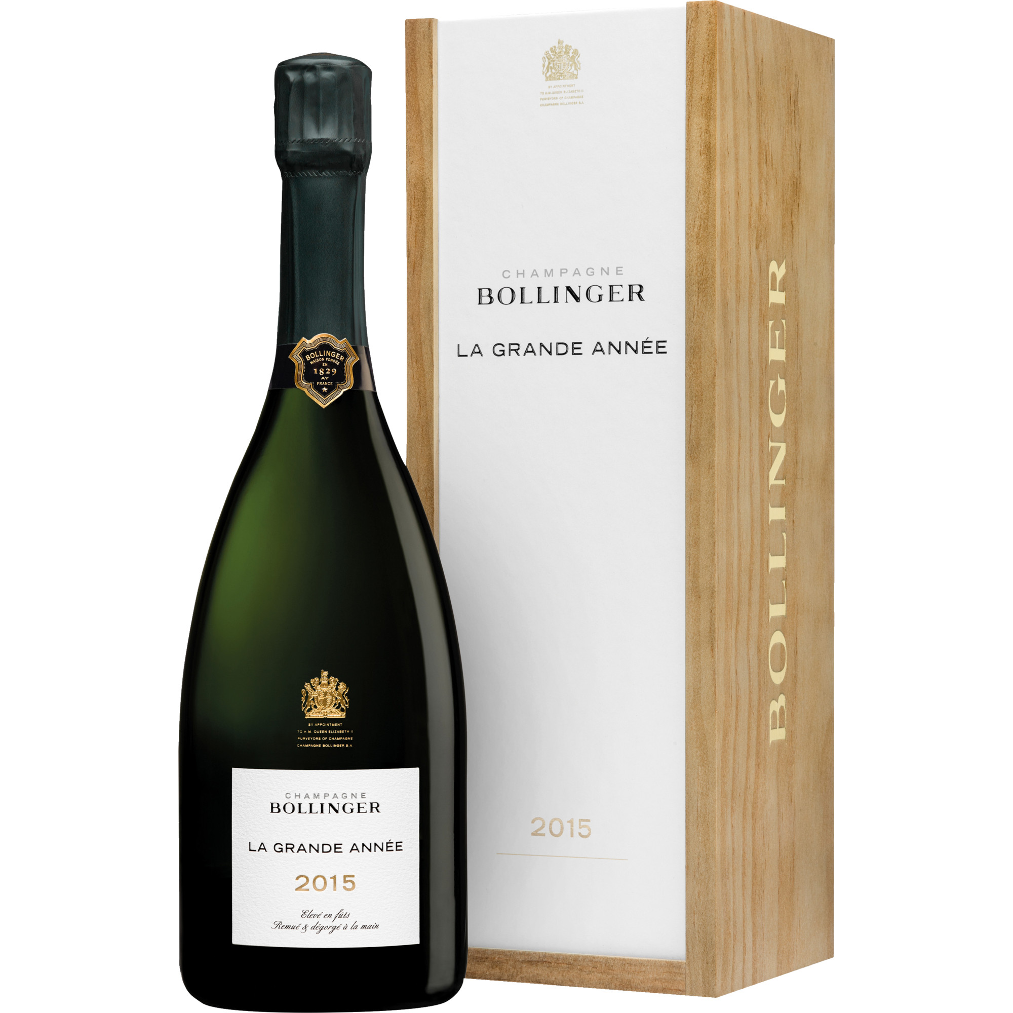 Champagne Bollinger La Grande Année, Brut, Champagne AC, Magnum, Holzkiste, Champagne, 2015, Schaumwein