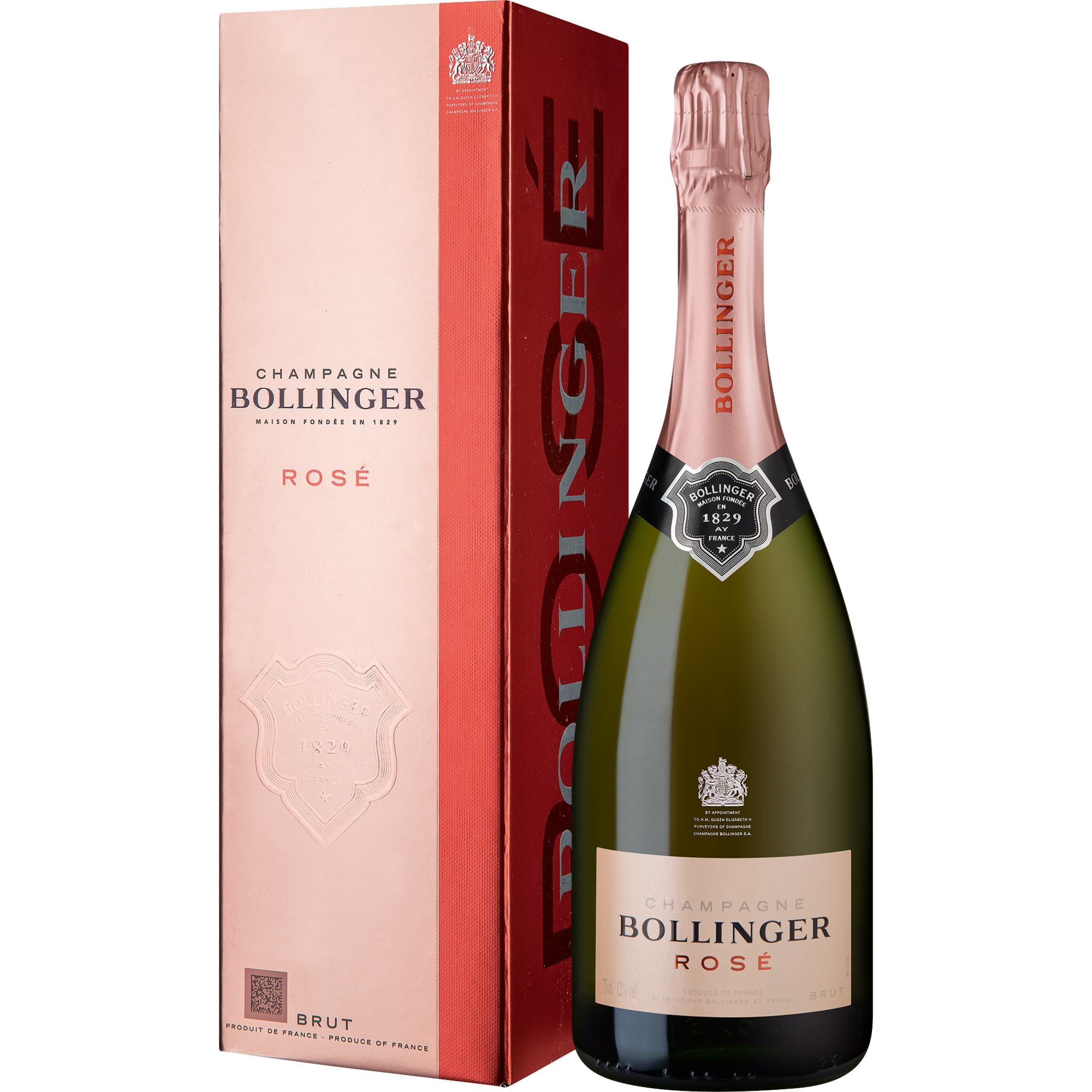Champagne Bollinger Rosé, Brut, Champagne AC, Geschenkverpackung, Champagne, Schaumwein