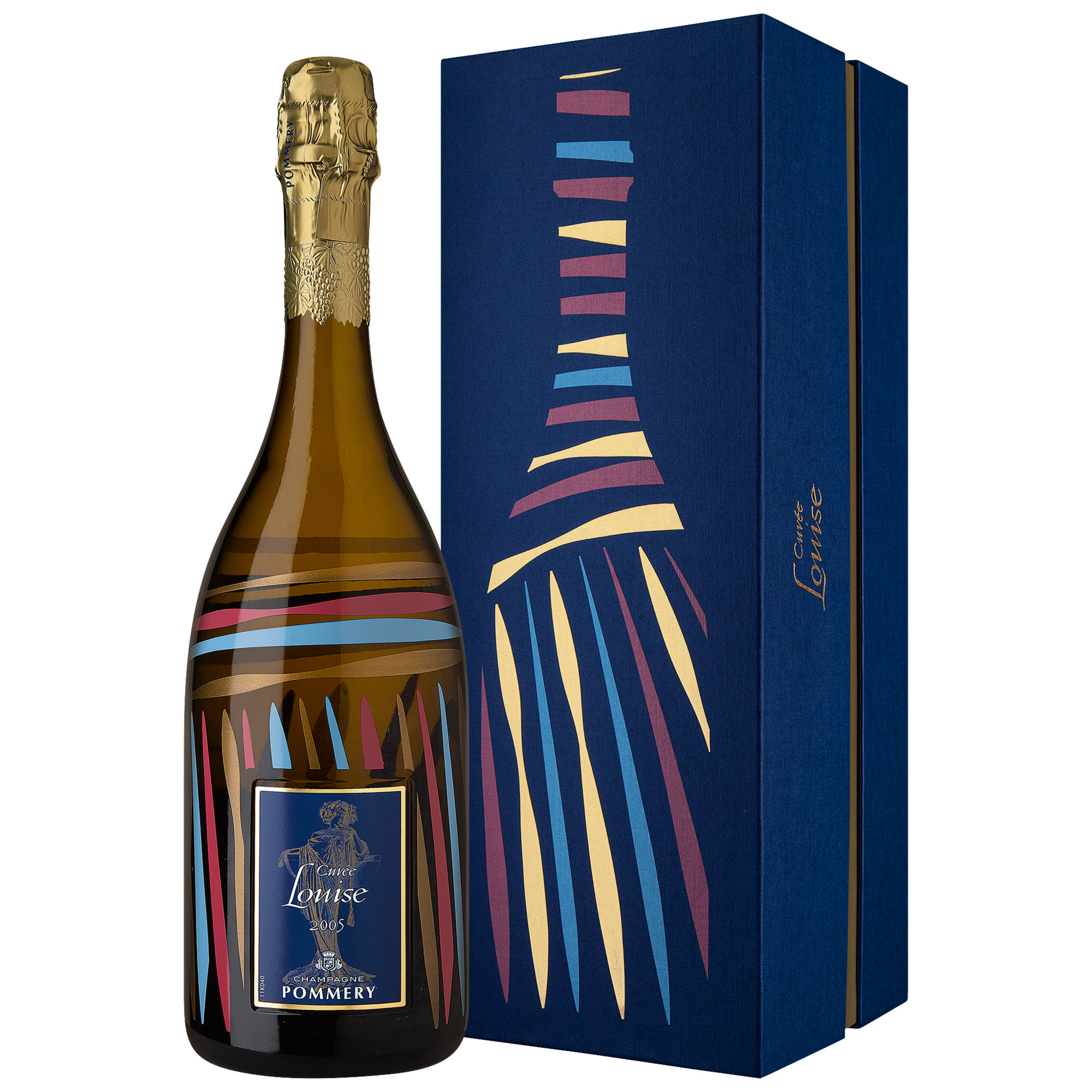 Champagne Cuvée Louise Pommery Limited Edition, Brut, Champagne AC, Geschenketui, Champagne, 2005, Schaumwein