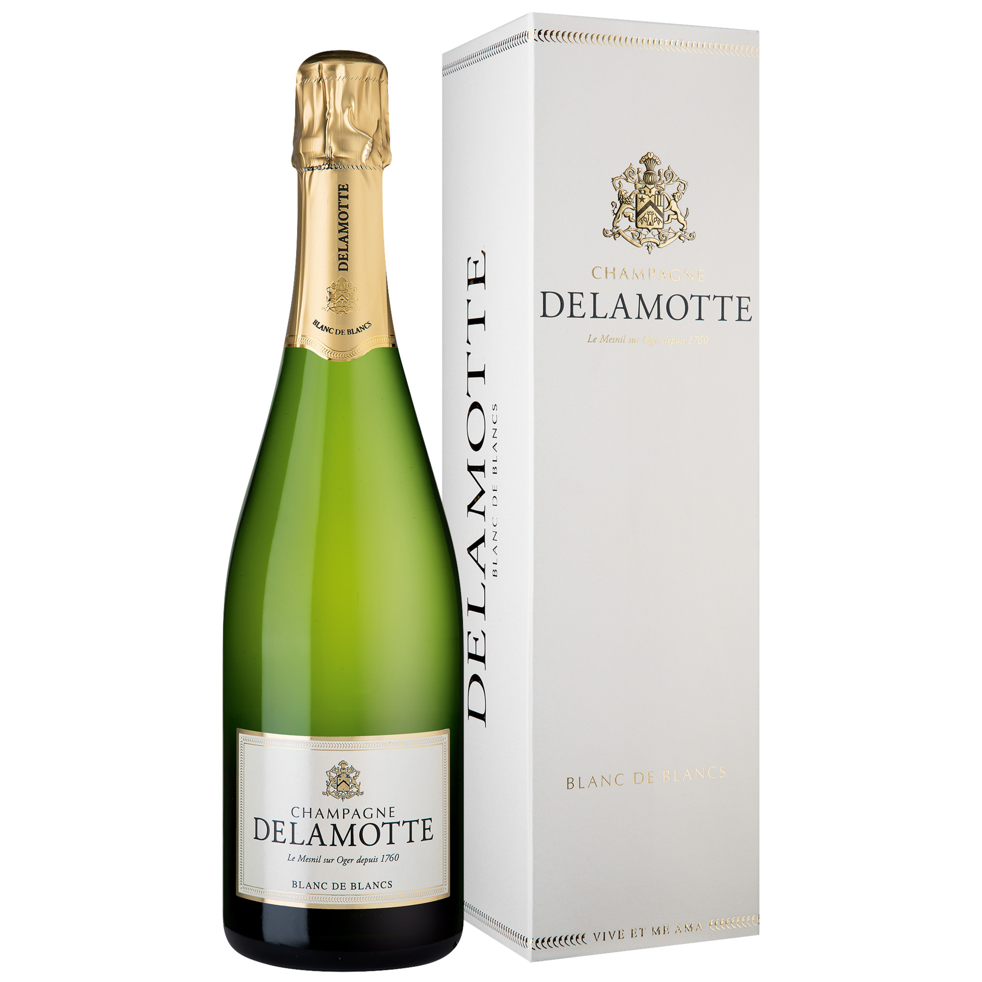 Champagne Delamotte Blanc de Blancs, Brut, Blanc de Blancs, Champagne AC, Champagne, Schaumwein