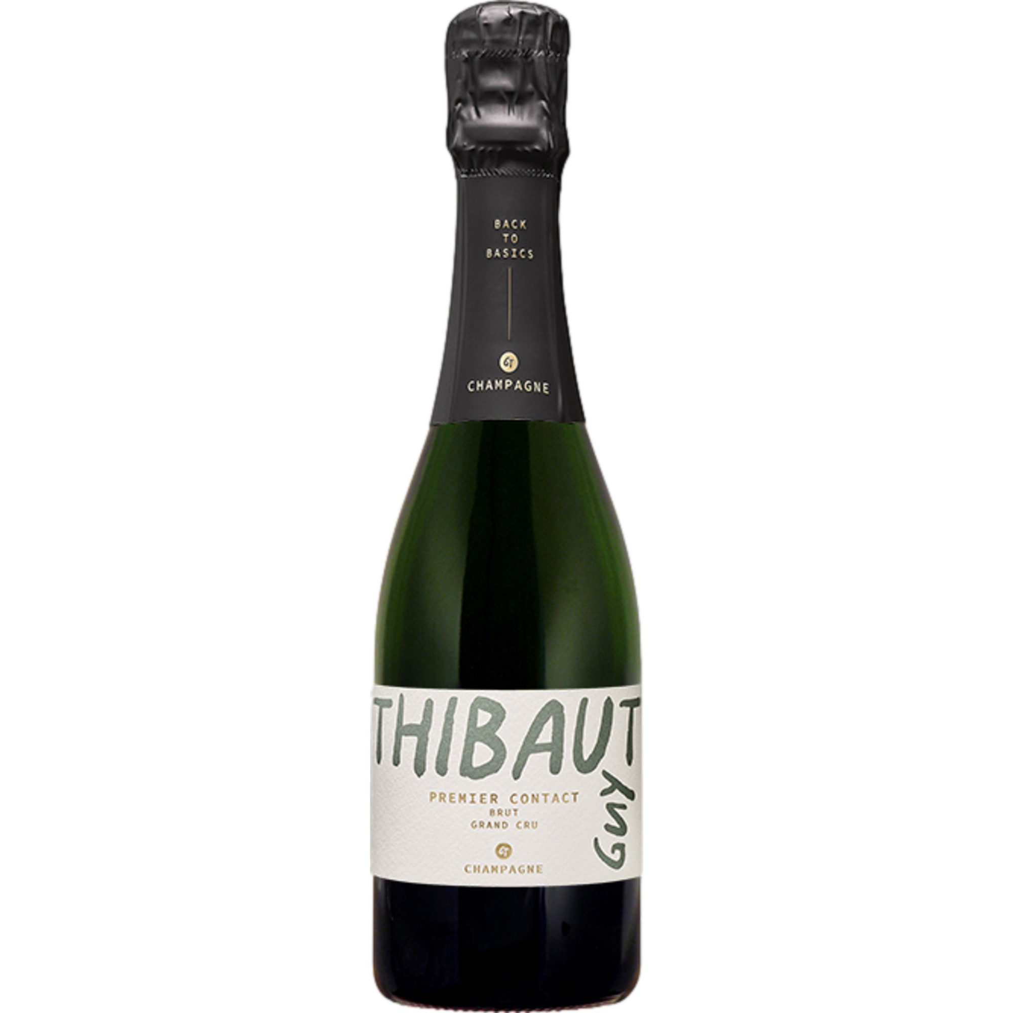 Champagne Guy Thibaut Premier Contact, Brut, Champagne Grand Cru AC, 0,375 L, Champagne, Schaumwein