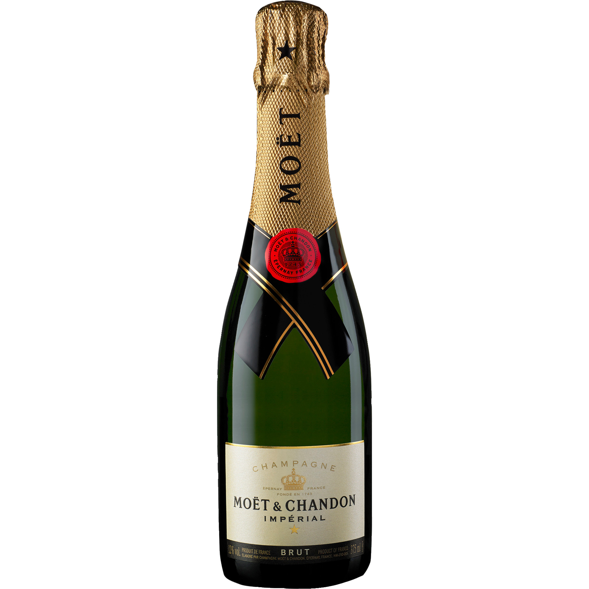Champagne Moet & Chandon Imperial, Brut, Champagne AC, 0,375 L, Champagne, Schaumwein