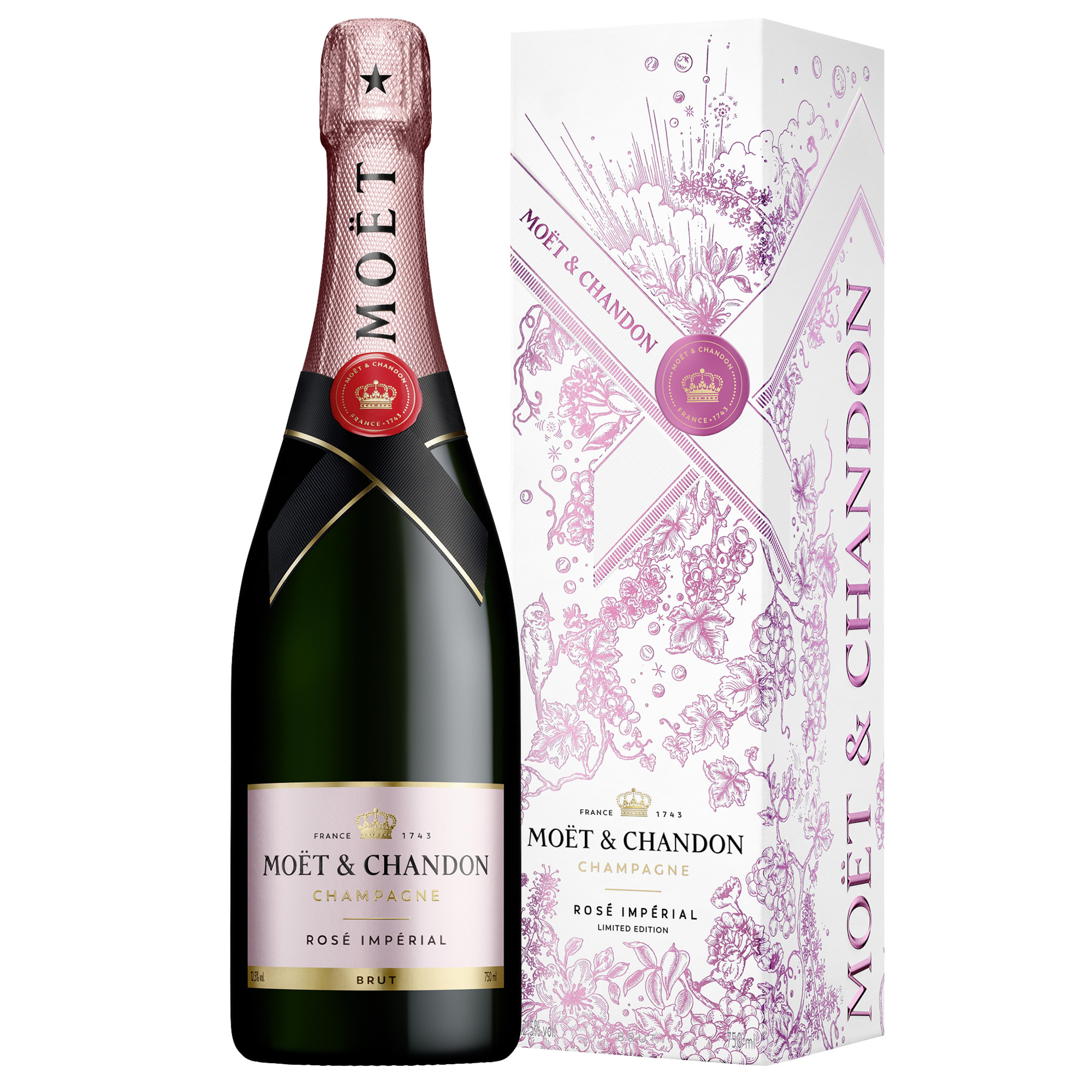Champagne Moet & Chandon Imperial Rosé, Brut, Champagne AC, Geschenketui, Limited Edition, Champagne, Schaumwein