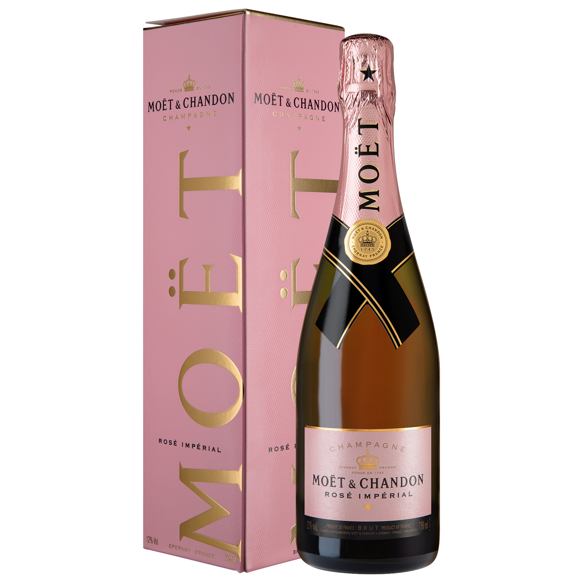 Champagne Moet & Chandon Imperial Rosé, Brut, Champagne AC, Geschenkverpackung, Champagne, Schaumwein