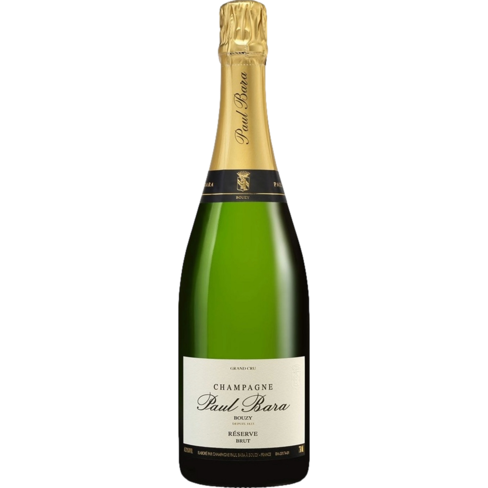 Champagne Paul Bara Reserve Grand Cru, Brut, Champagne Grand Cru AC, Champagne, Schaumwein