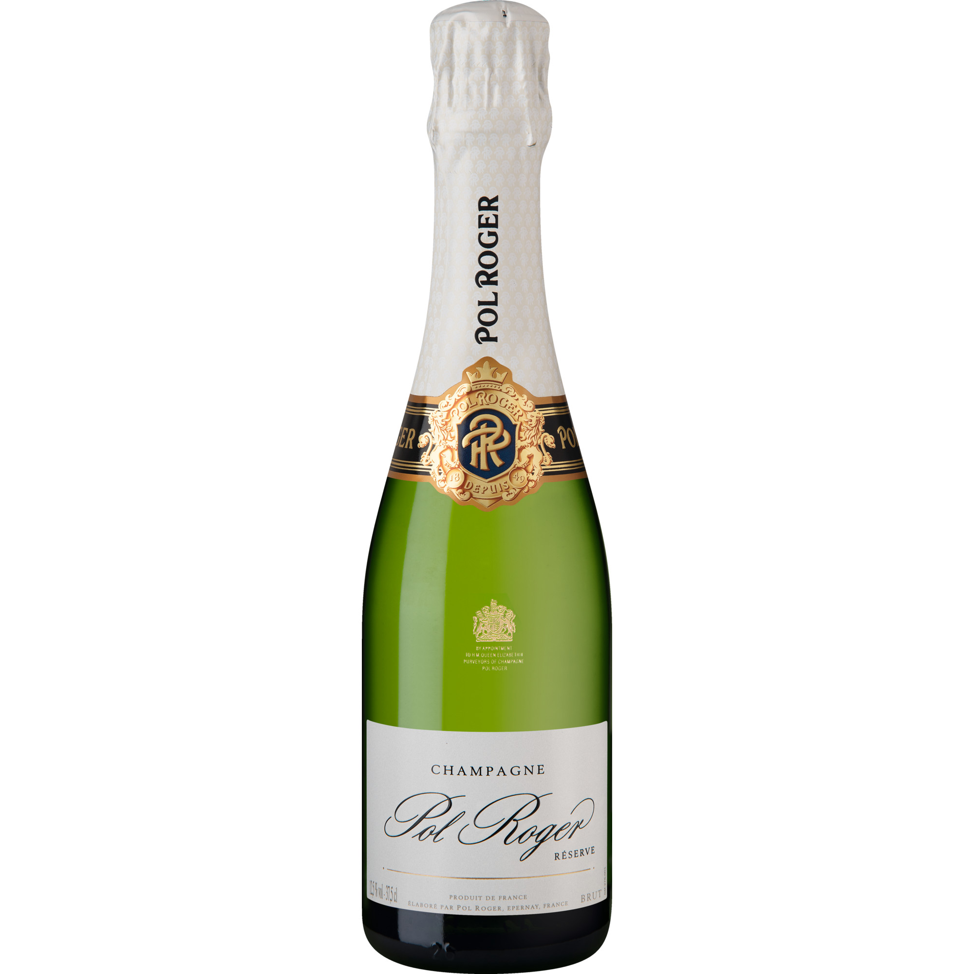 Champagne Pol Roger Réserve, Brut, Champagne AC, 0,375 L, Champagne, Schaumwein
