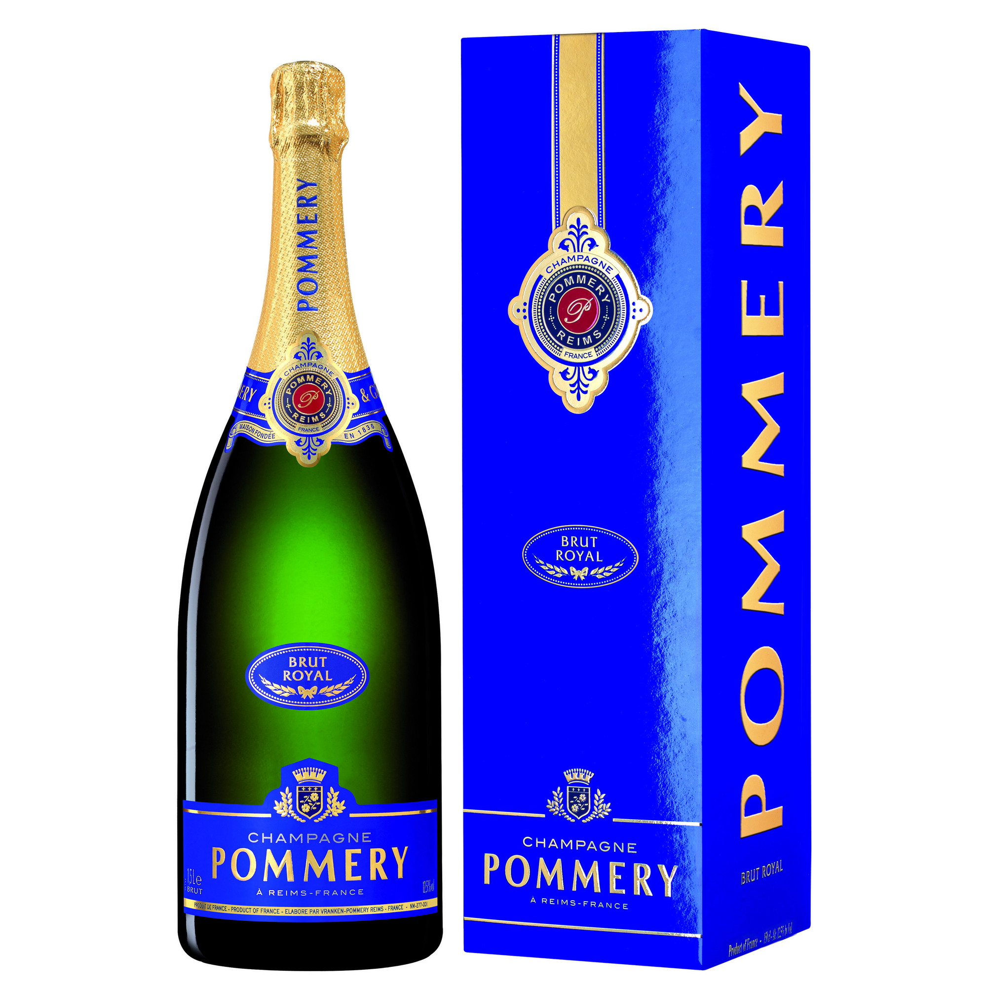 Champagne Pommery Royal, Brut, Champagne AC, Geschenketui, Magnum, Champagne, Schaumwein