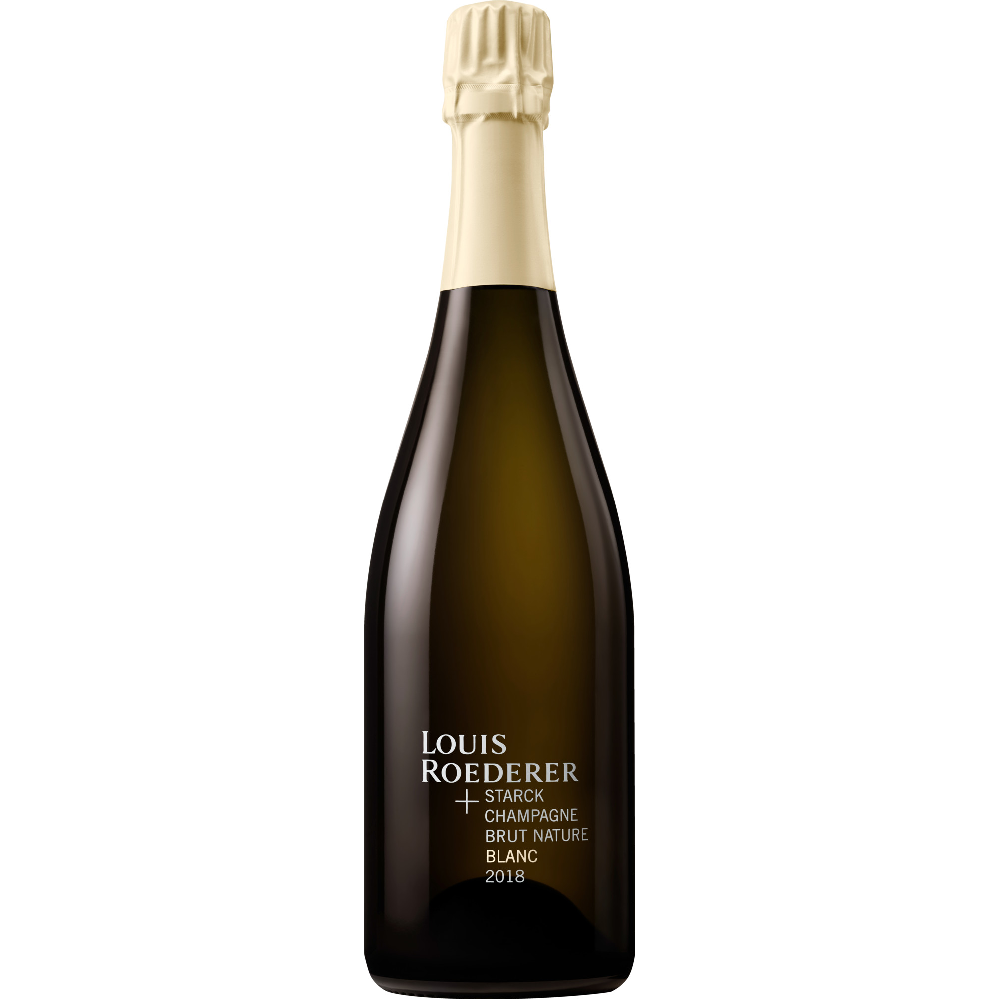 Champagne Roederer + Starck Blanc, Brut Nature, Champagne AC, Champagne, 2018, Schaumwein