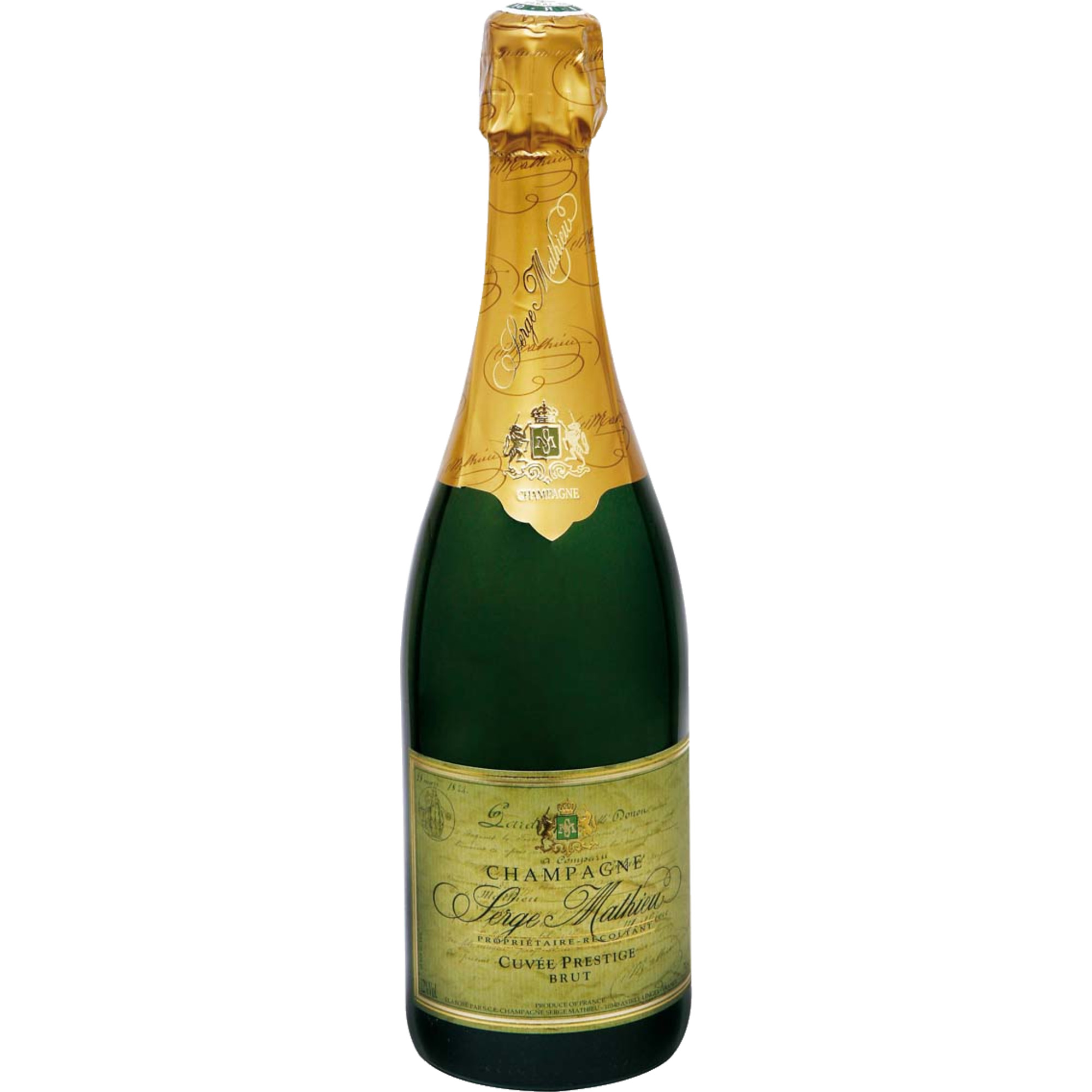 Champagne Serge Mathieu Prestige, Brut, Champagne AC, Champagne, Schaumwein