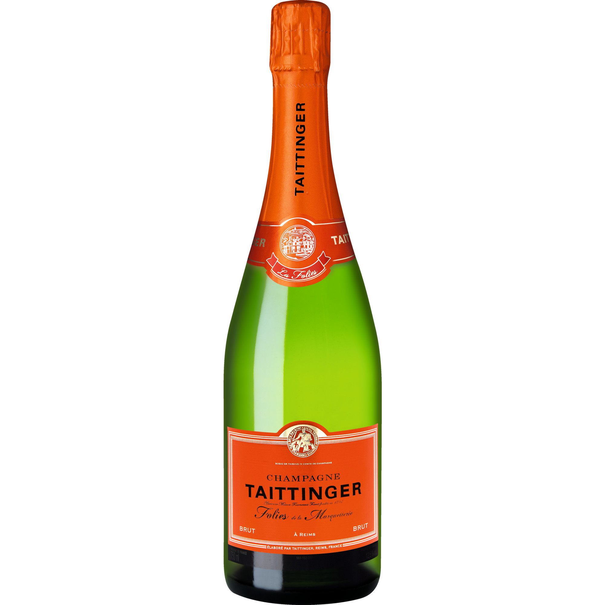 Champagne Taittinger Les Folies de la Marquetterie, Brut, Champagne AC, Champagne, Schaumwein