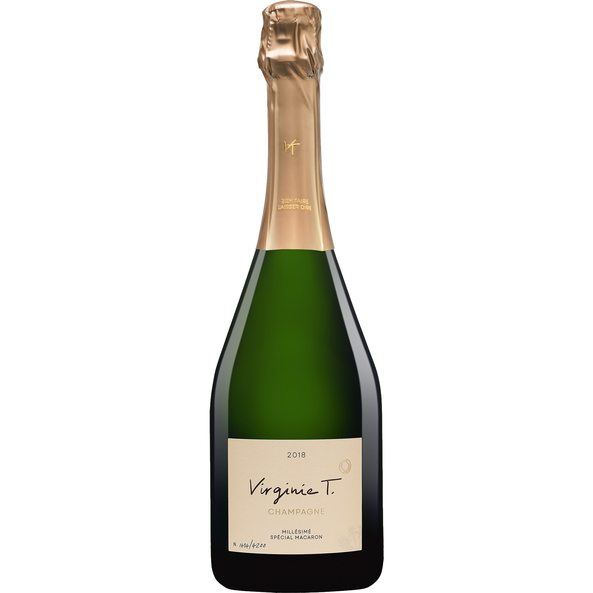 Champagne Virginie T. Special Macaron Millésimé, Extra Dry, Champagne AC, Champagne, 2018, Schaumwein
