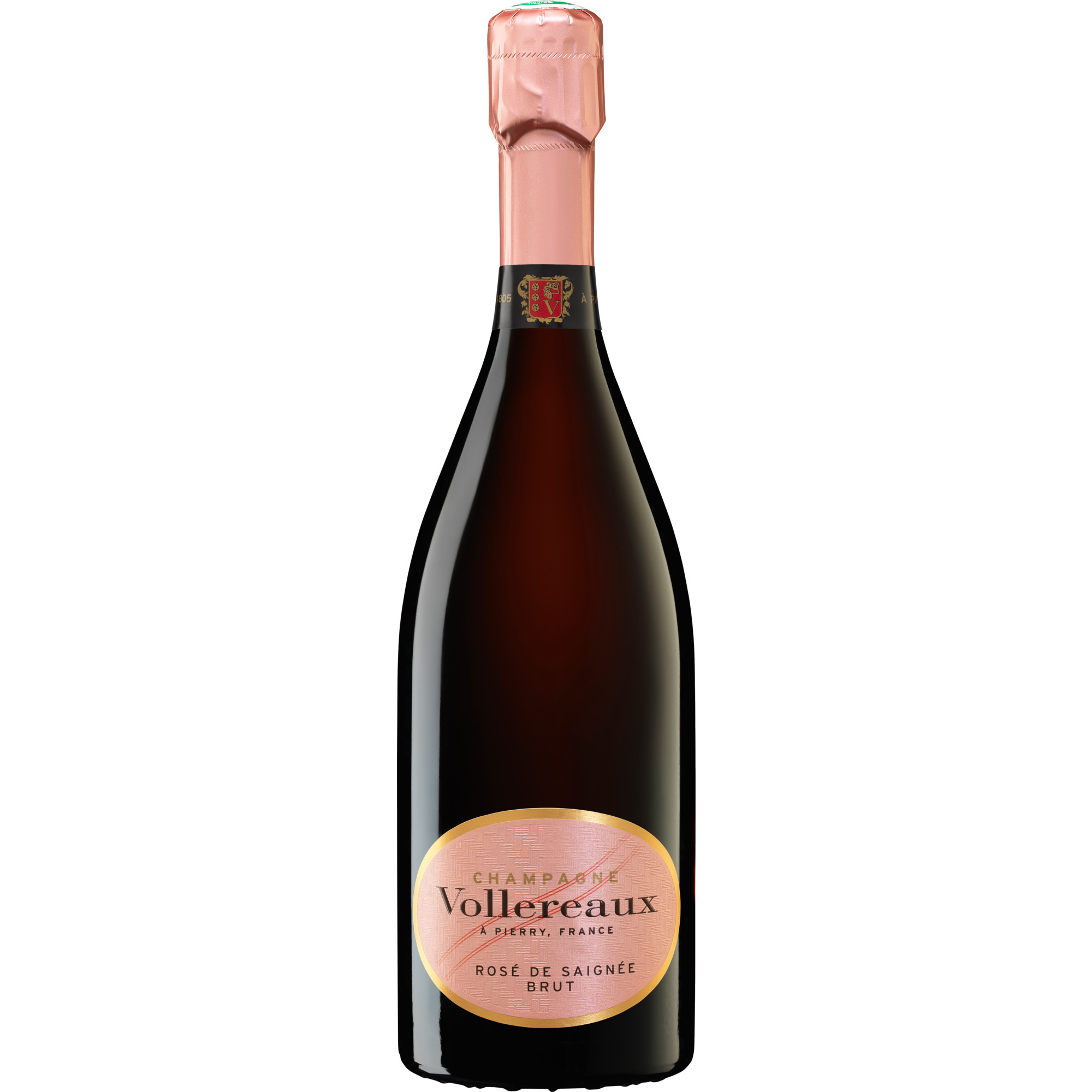 Champagne Vollereaux Rosé de Saignee, Brut, Champagne AOP, Champagne, Schaumwein