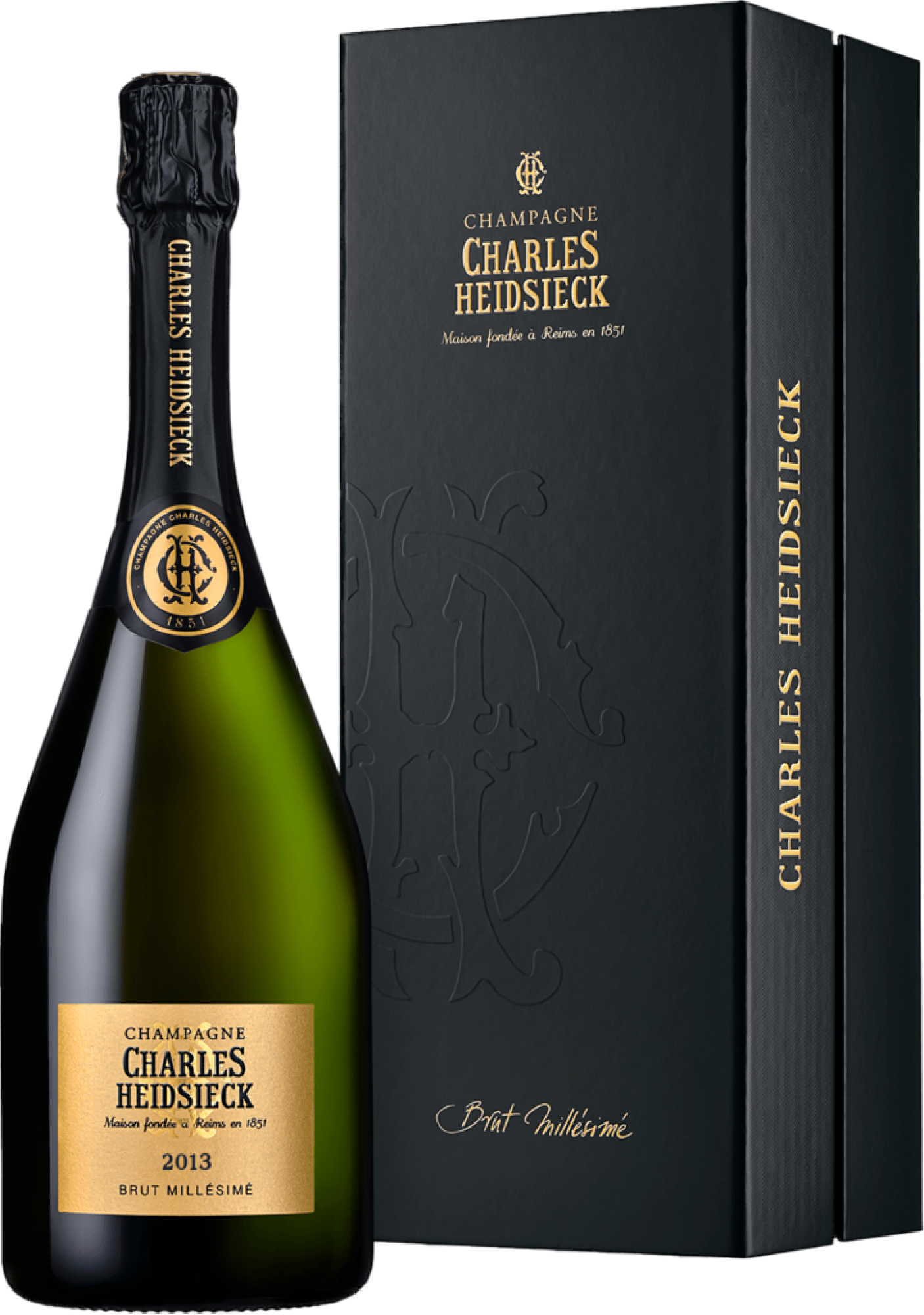 Charles Heidsieck Champagner Brut Millésime in Geschenkverpackung