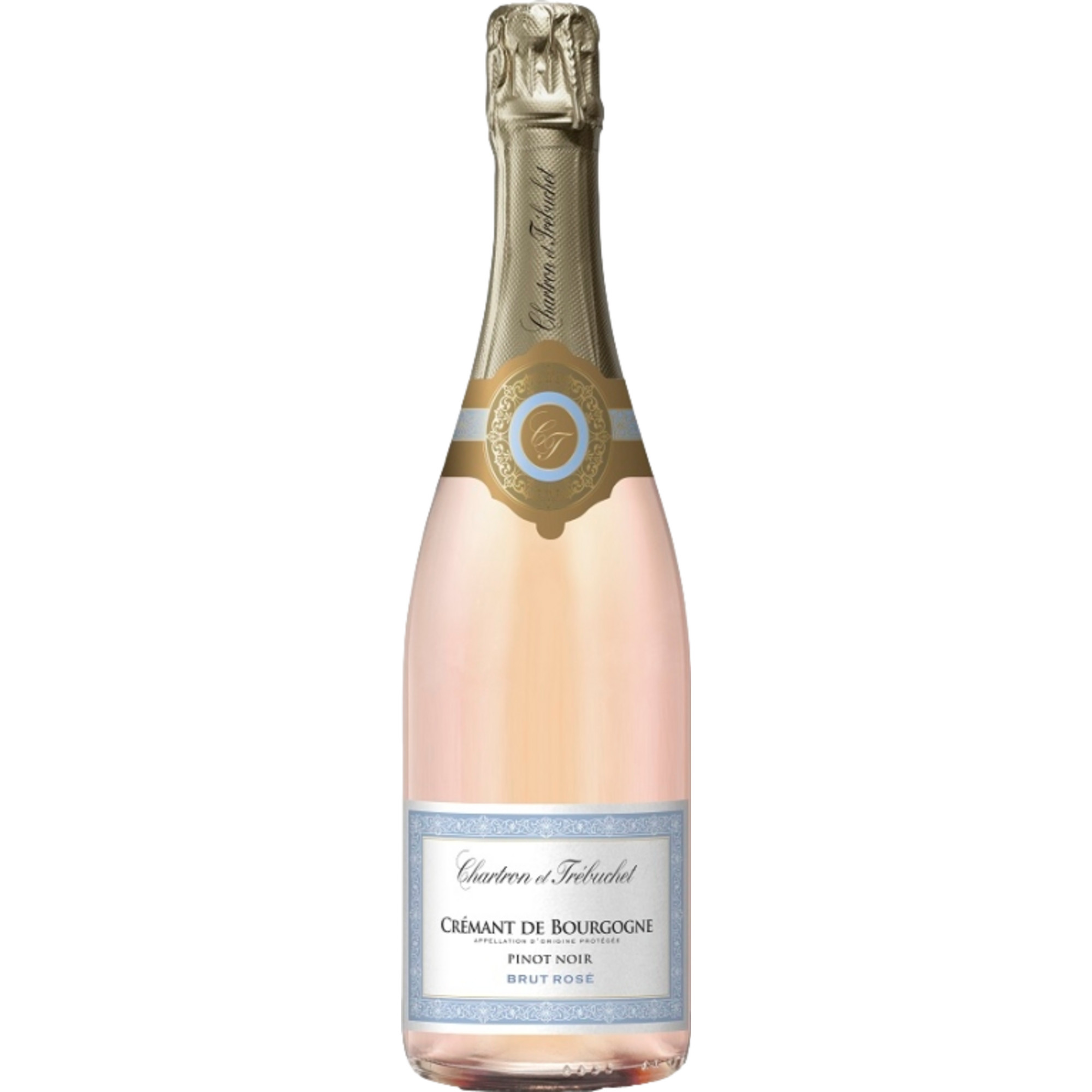 Chartron et Trébuchet Pinot Noir Rosé, Brut, Crémant de Bourgogne AOP, Burgund, 2022, Schaumwein